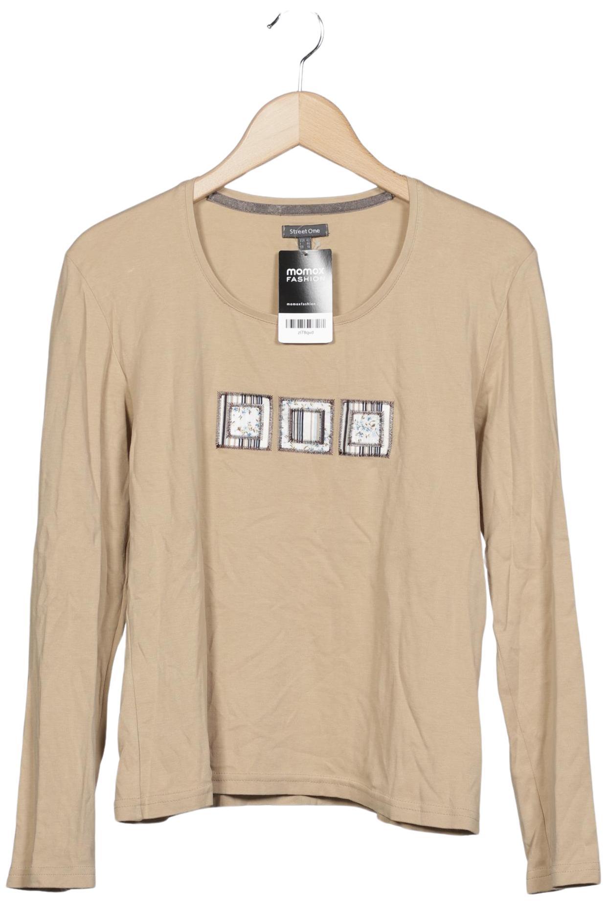

Street One Damen Langarmshirt, beige, Gr. 42