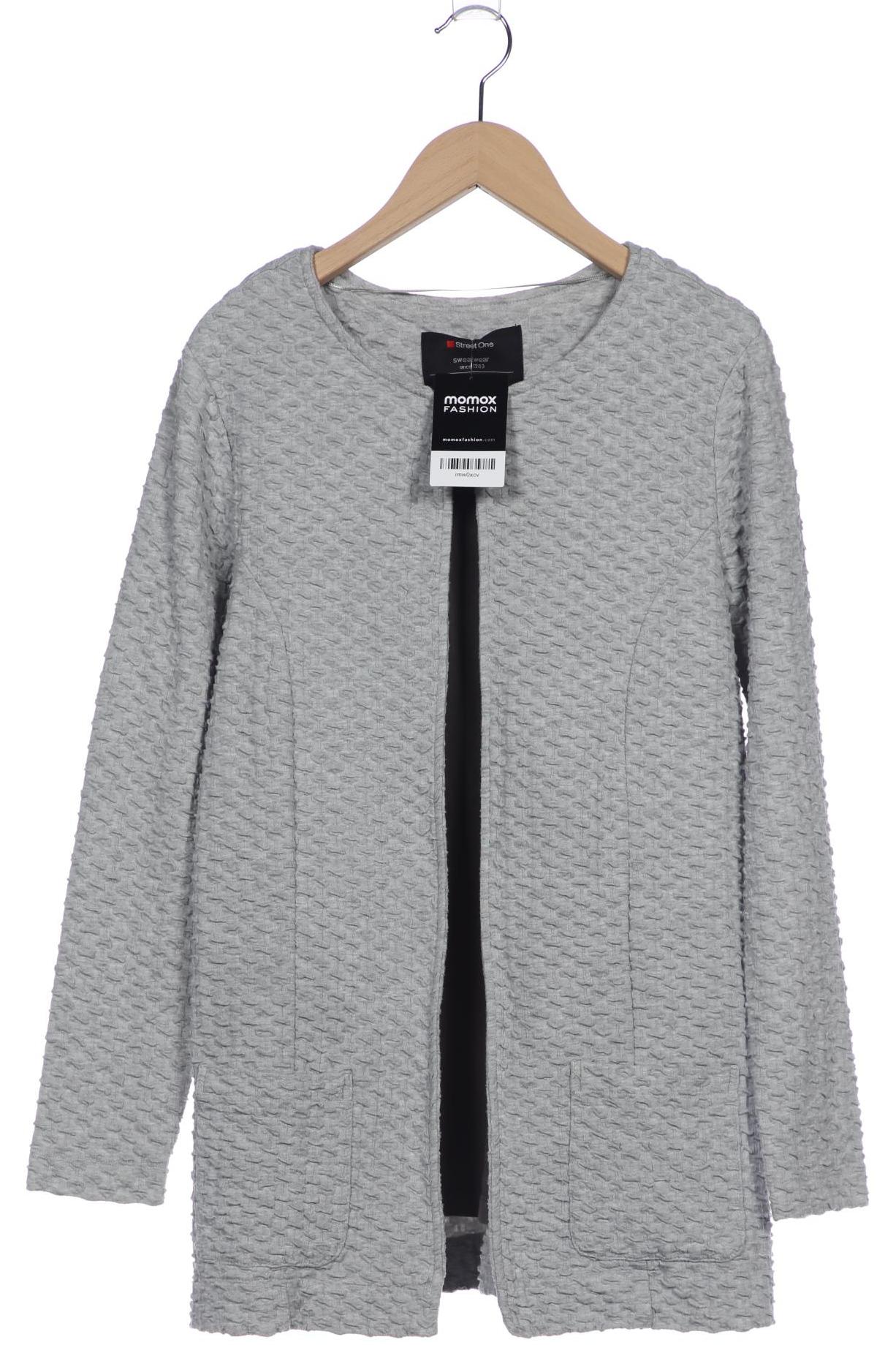 

Street One Damen Strickjacke, grau, Gr. 36