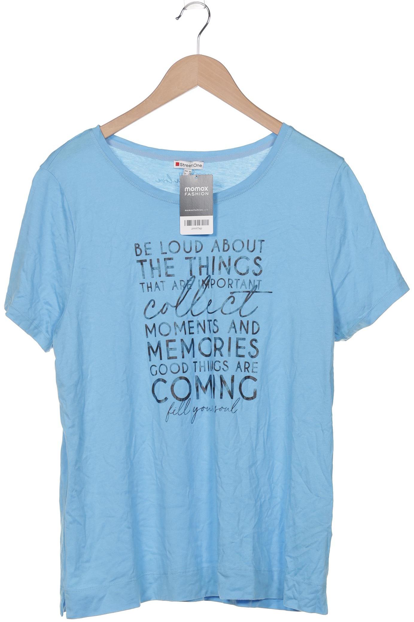 

Street One Damen T-Shirt, blau, Gr. 44