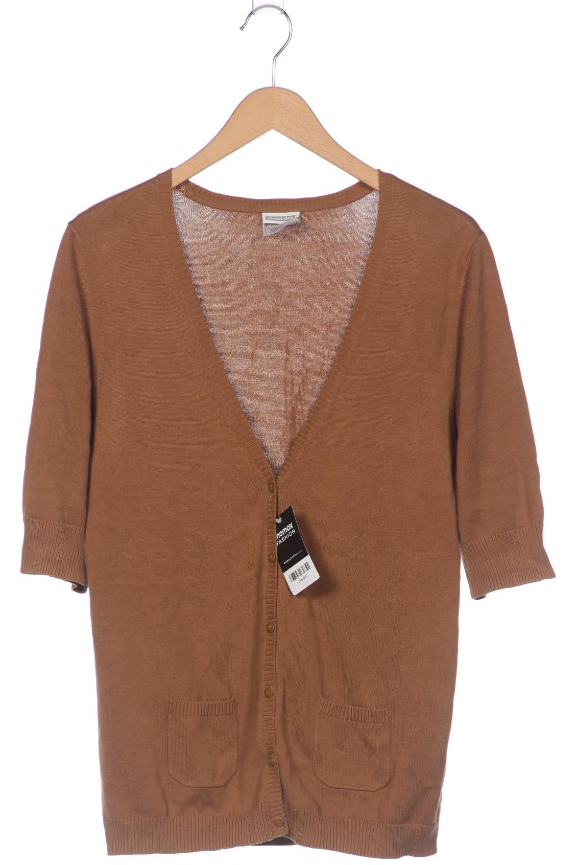 

Street One Damen Strickjacke, braun, Gr. 44