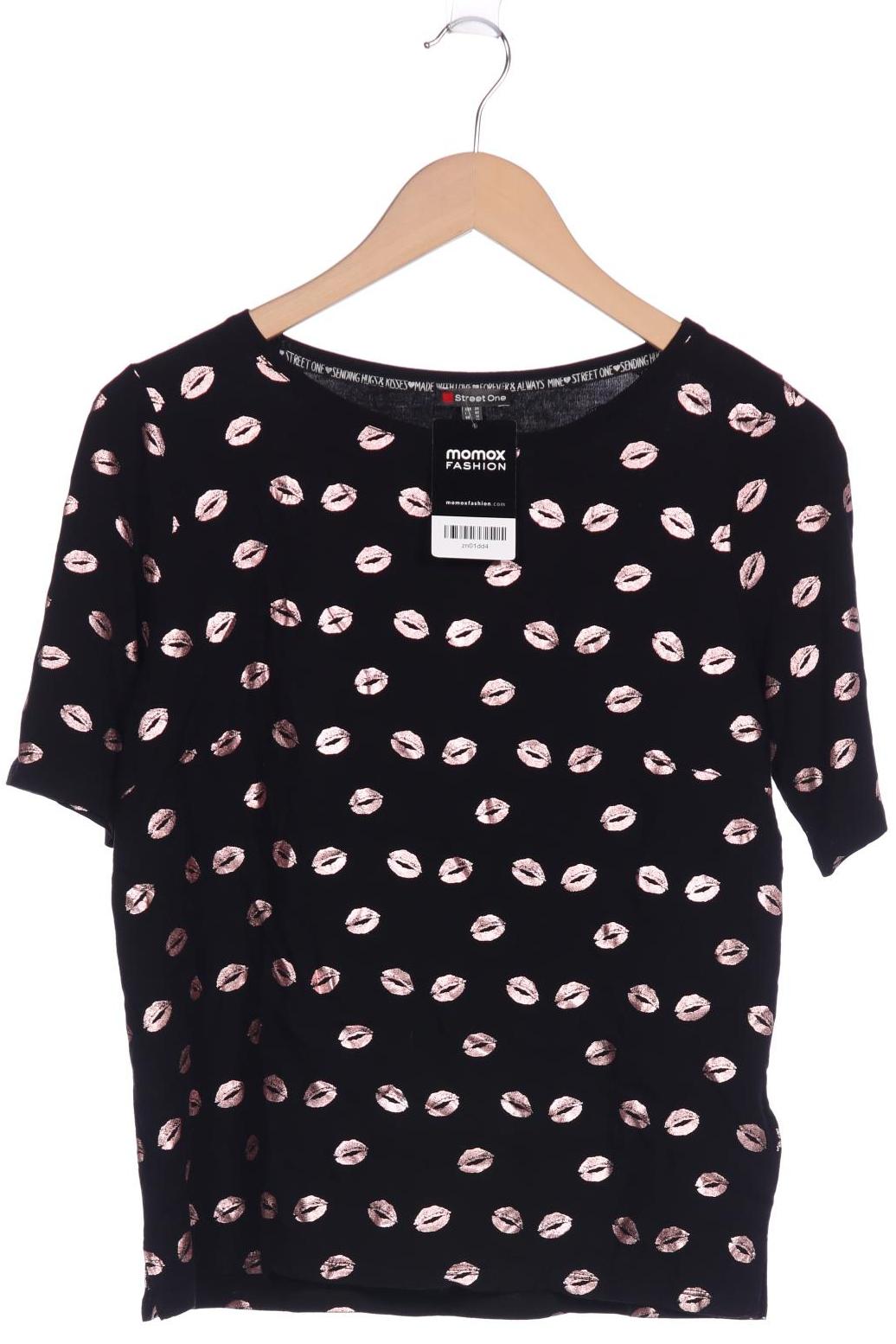 

Street One Damen T-Shirt, schwarz
