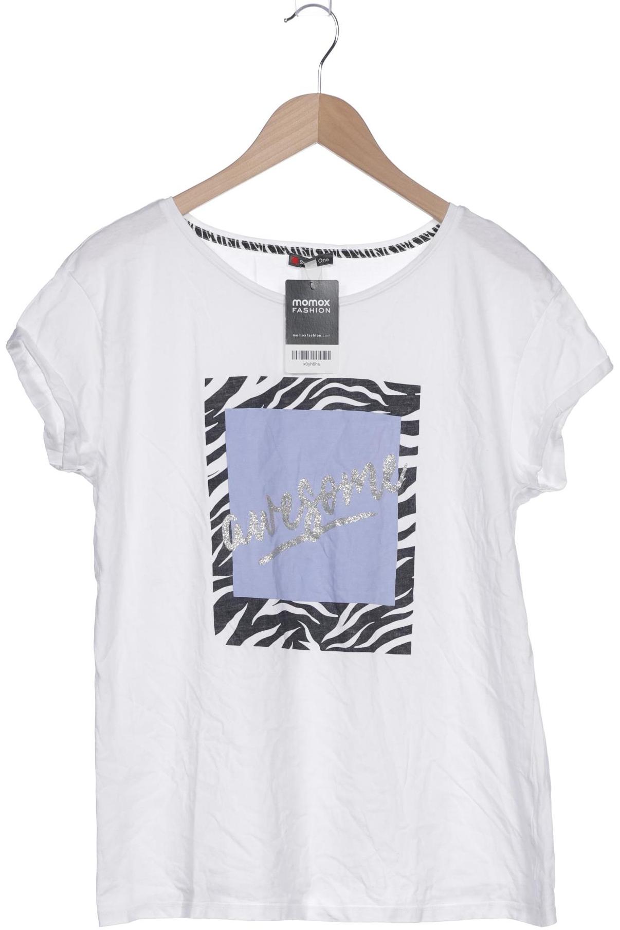 

Street One Damen T-Shirt, weiß, Gr. 42