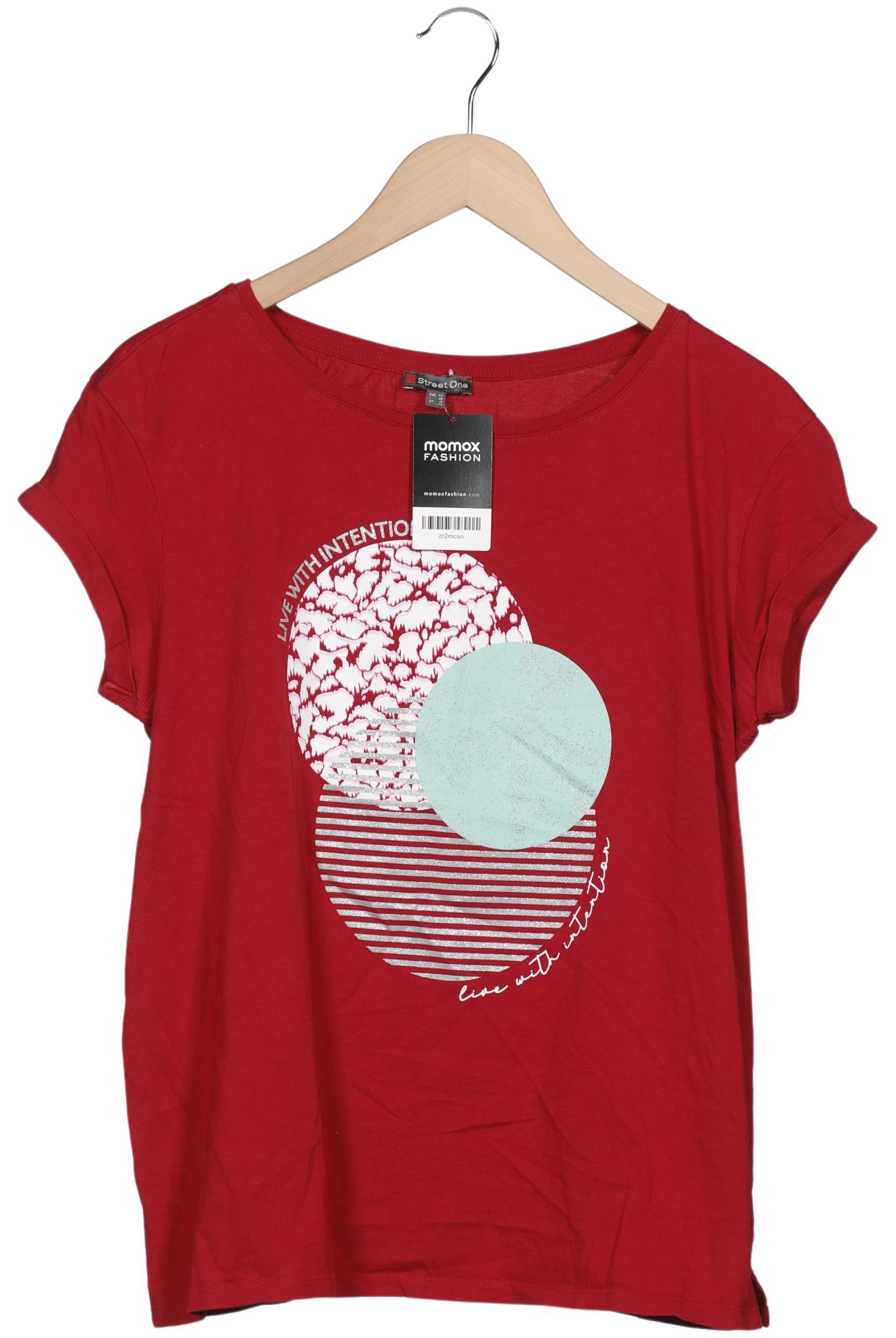 

Street One Damen T-Shirt, bordeaux, Gr. 42