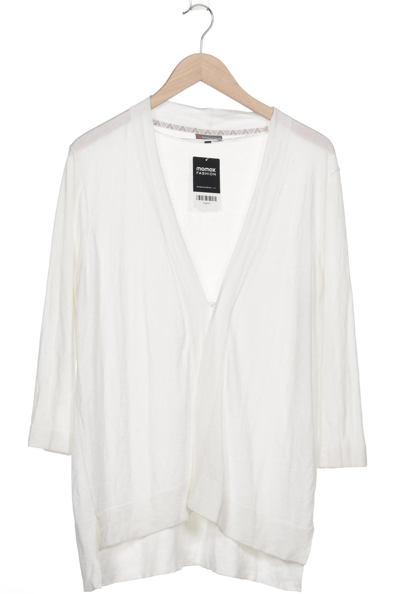

Street One Damen Strickjacke, weiß, Gr. 44