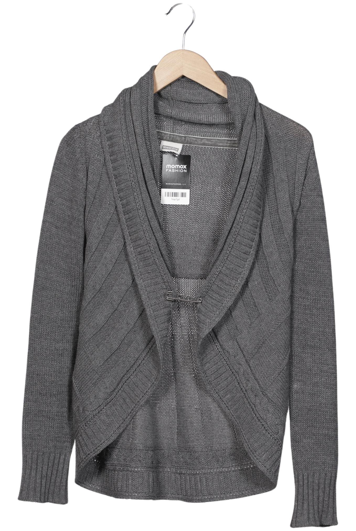 

Street One Damen Strickjacke, grau, Gr. 38