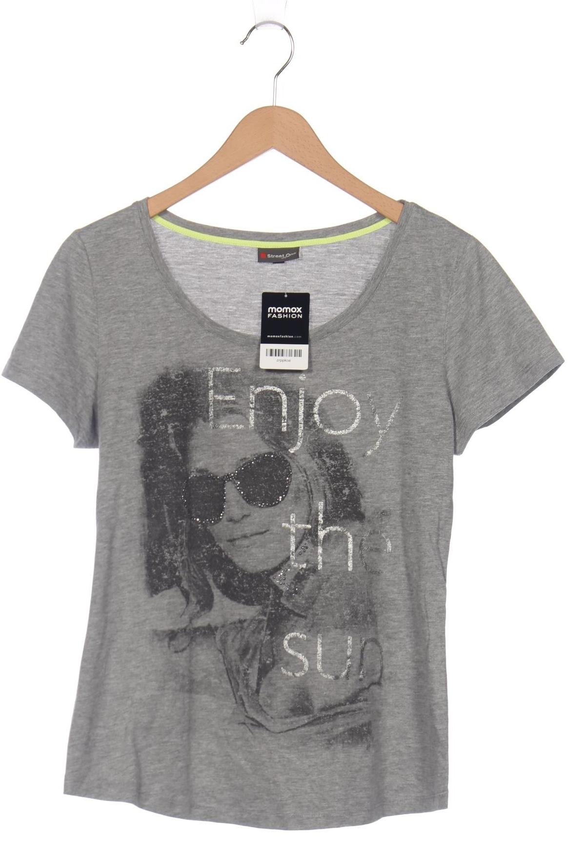 

Street One Damen T-Shirt, grau, Gr. 40
