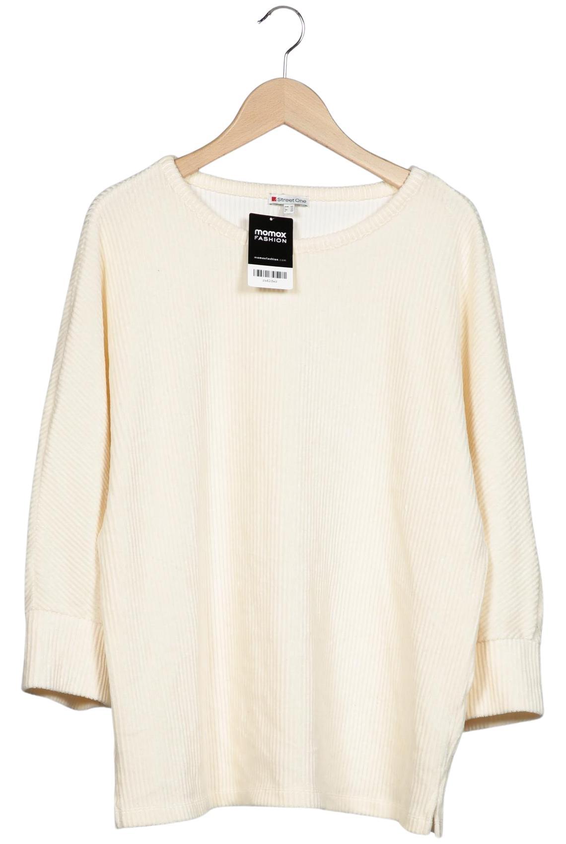 

Street One Damen Langarmshirt, cremeweiß, Gr. 46