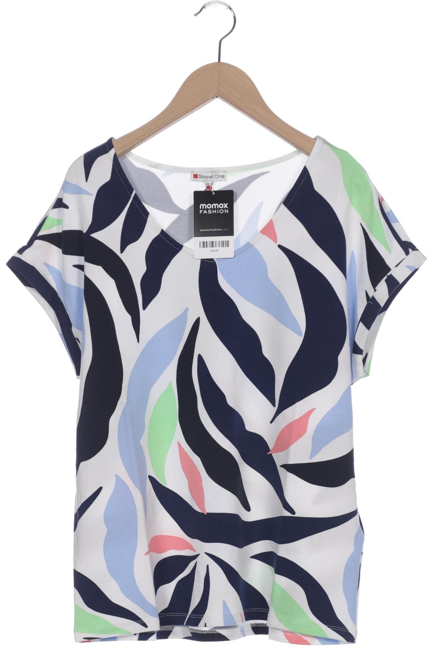 

Street One Damen T-Shirt, mehrfarbig, Gr. 36