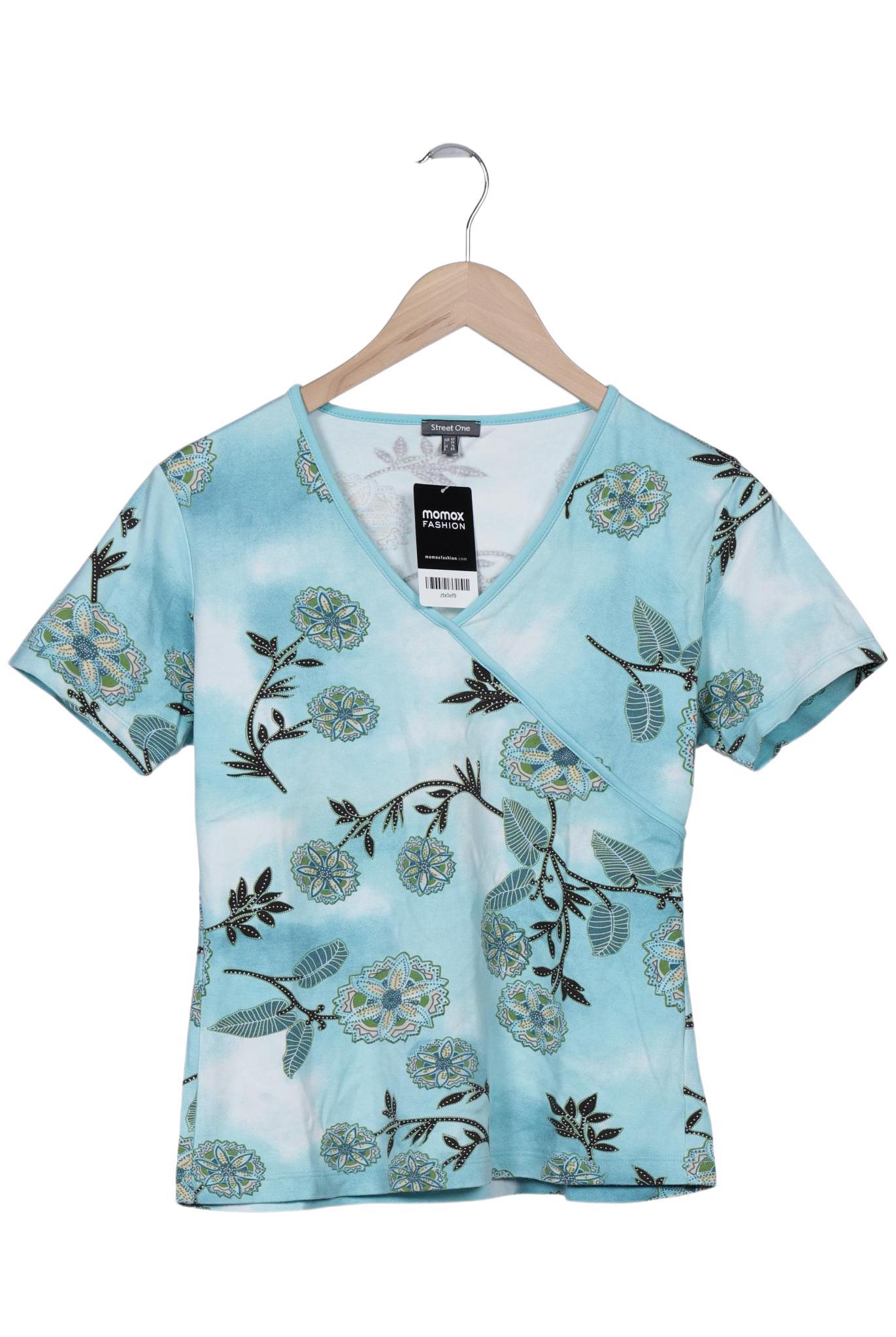 

Street One Damen T-Shirt, hellblau, Gr. 42