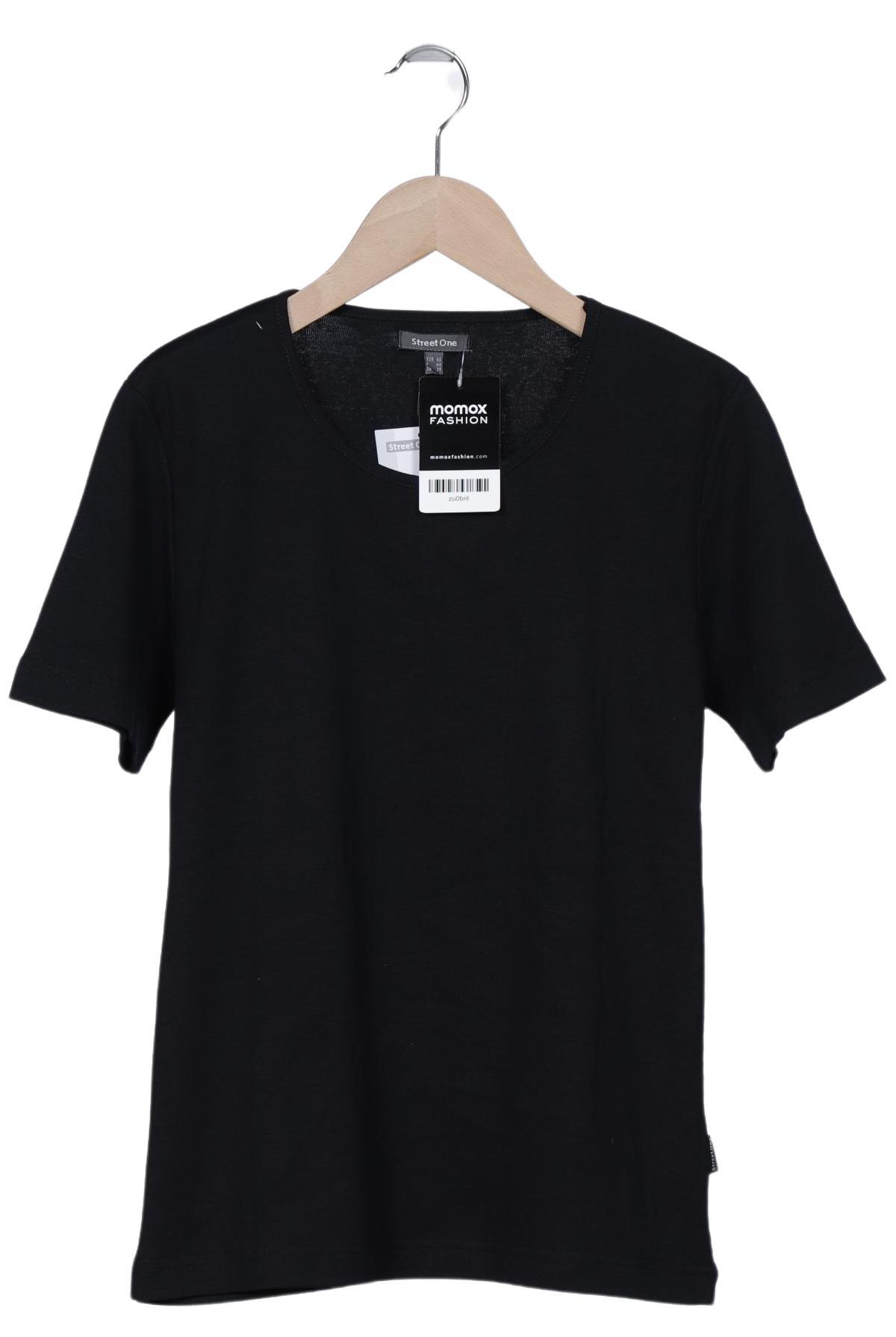 

Street One Damen T-Shirt, schwarz, Gr. 40