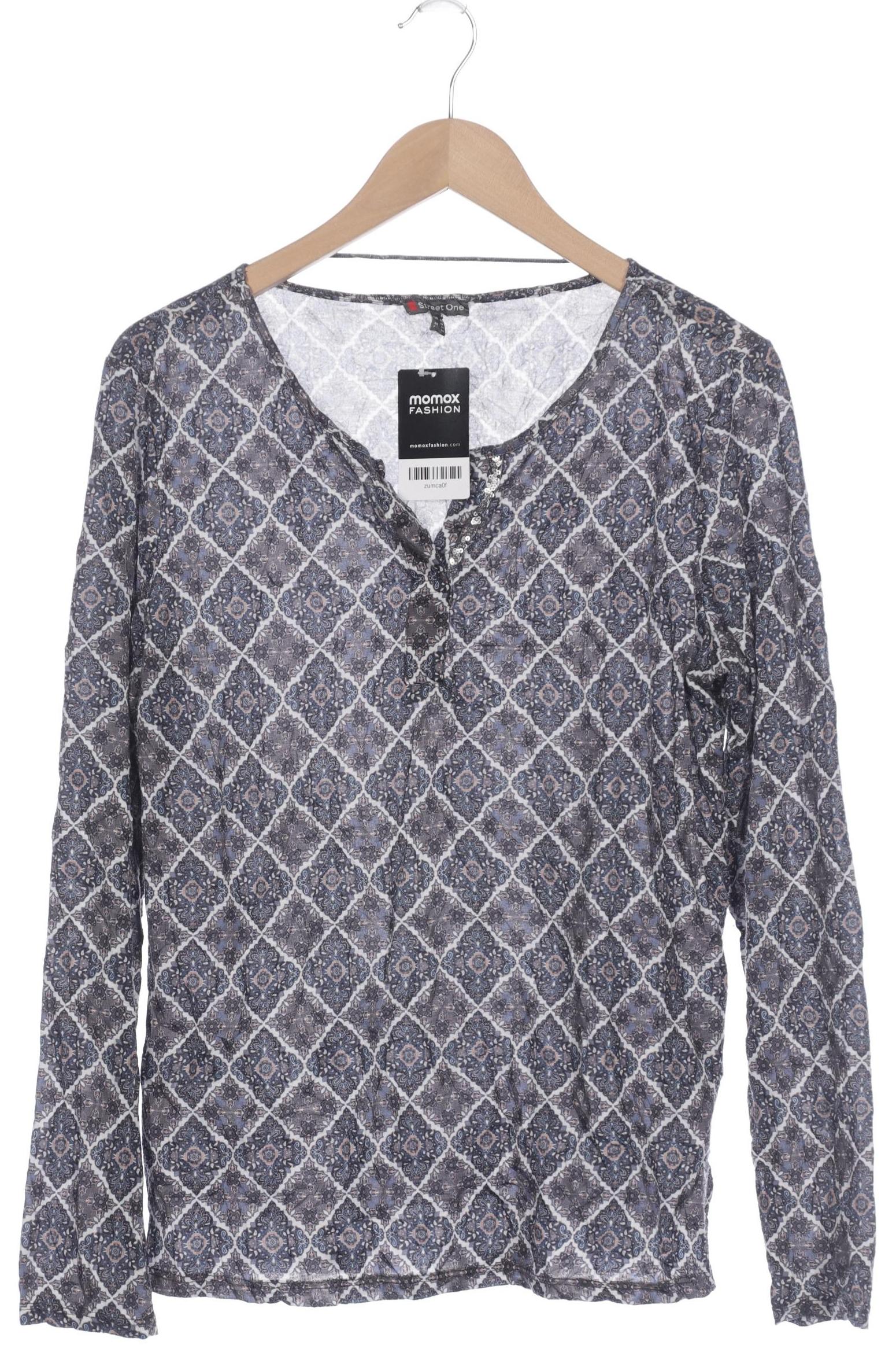 

Street One Damen Langarmshirt, blau, Gr. 40