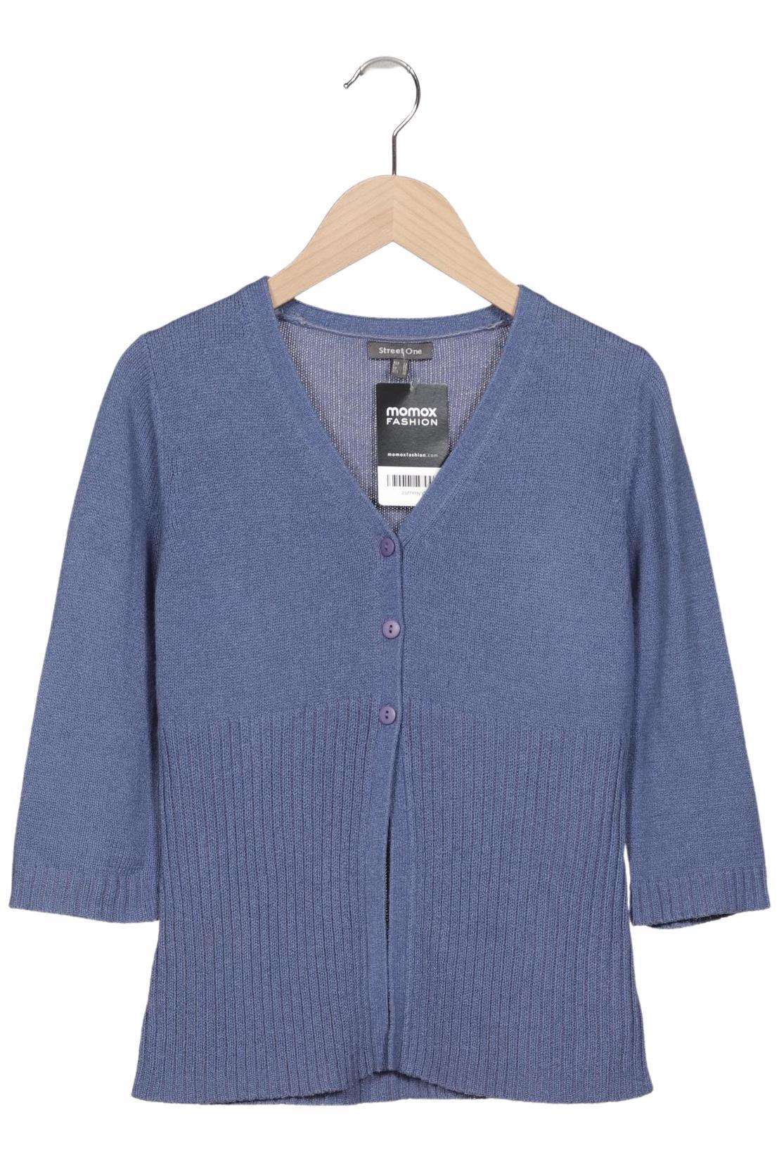 

Street One Damen Strickjacke, blau, Gr. 38