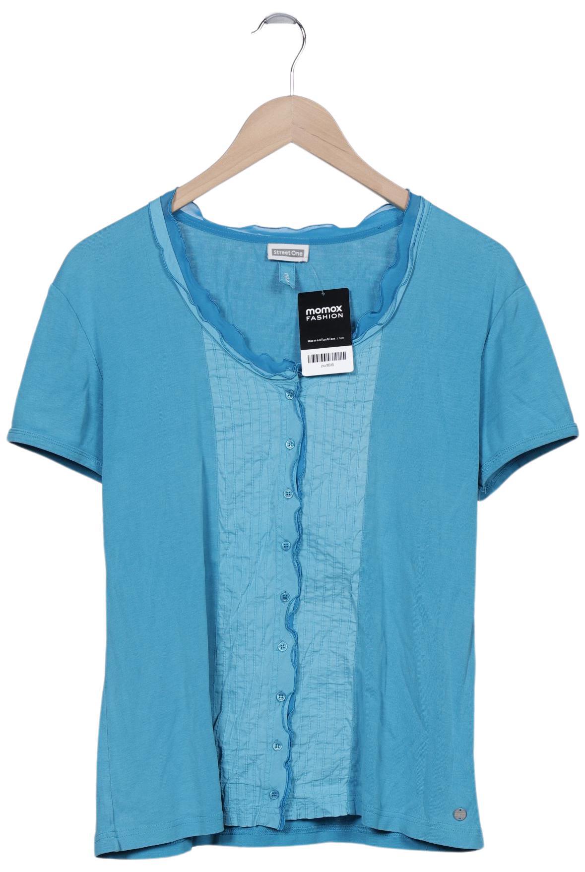 

Street One Damen T-Shirt, blau, Gr. 44