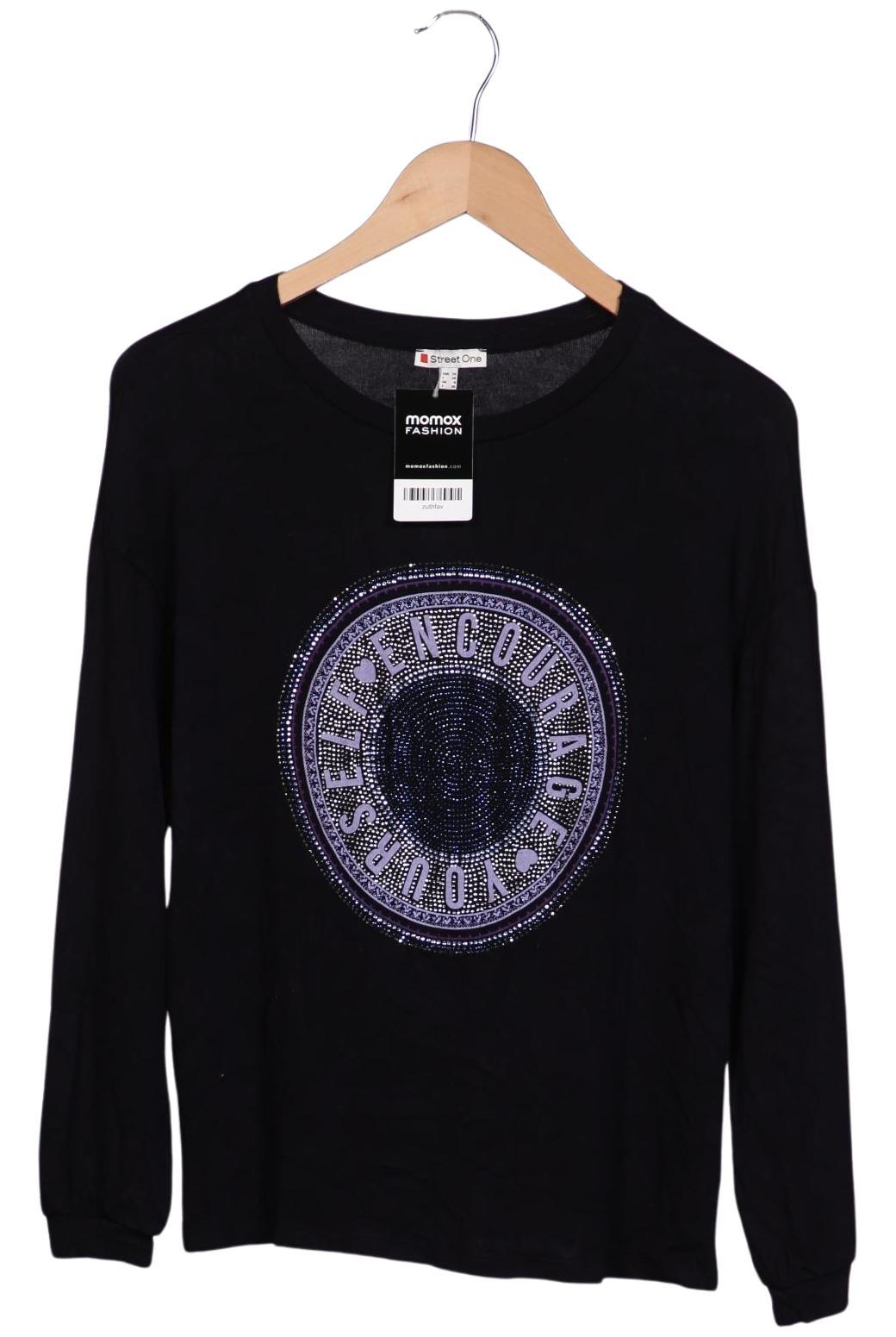 

Street One Damen Langarmshirt, schwarz, Gr. 34