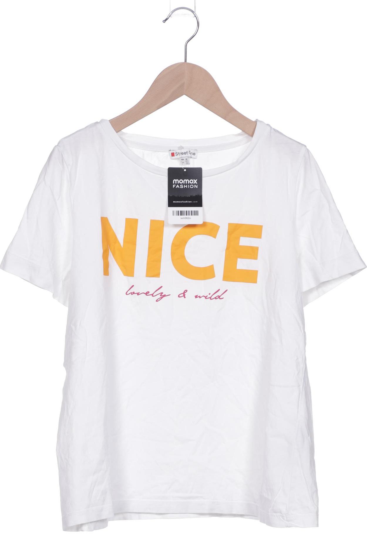 

Street One Damen T-Shirt, weiß, Gr. 38