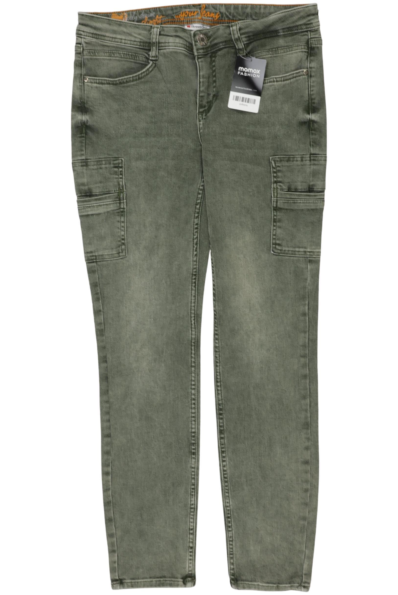 

Street One Damen Jeans, grün, Gr. 28