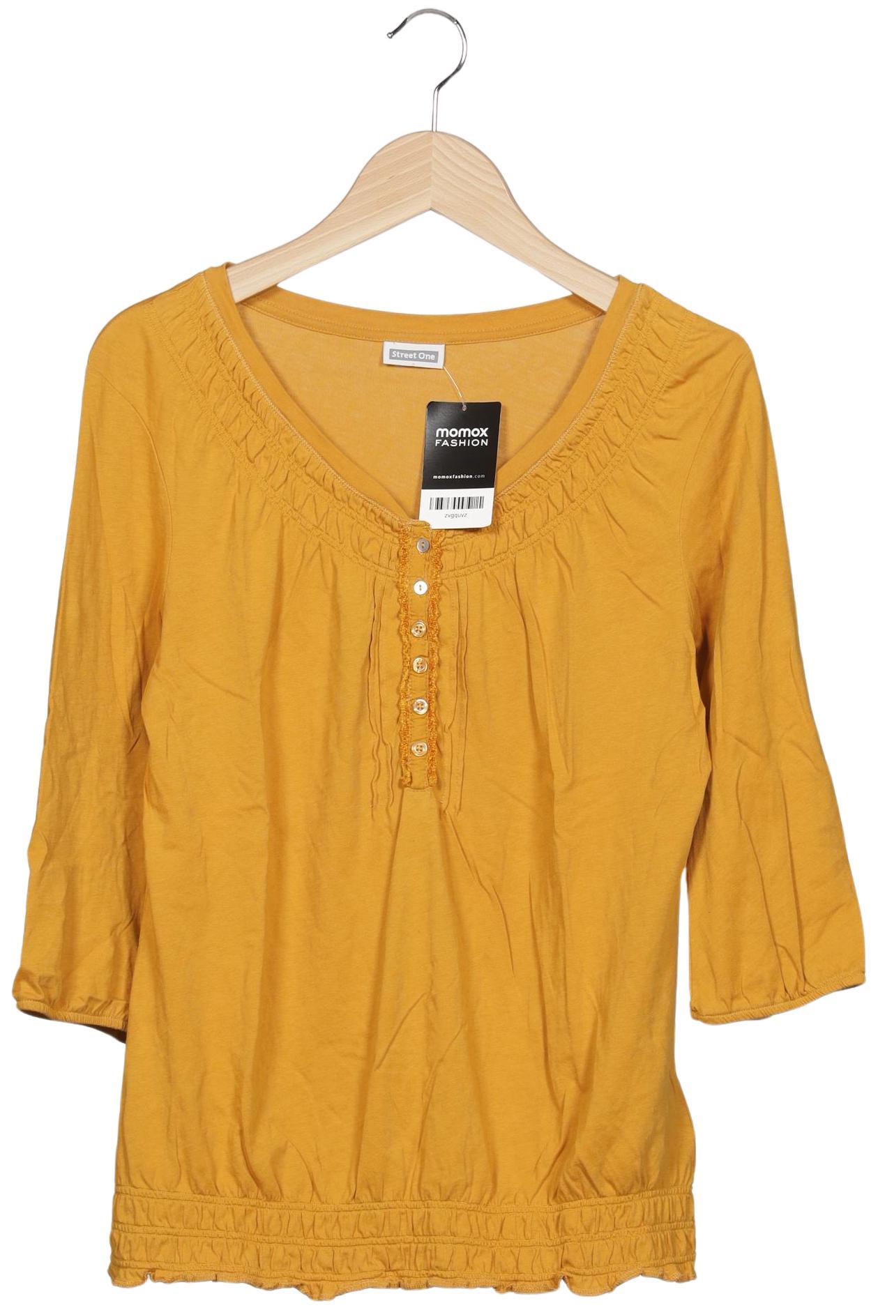 

Street One Damen Langarmshirt, gelb, Gr. 44