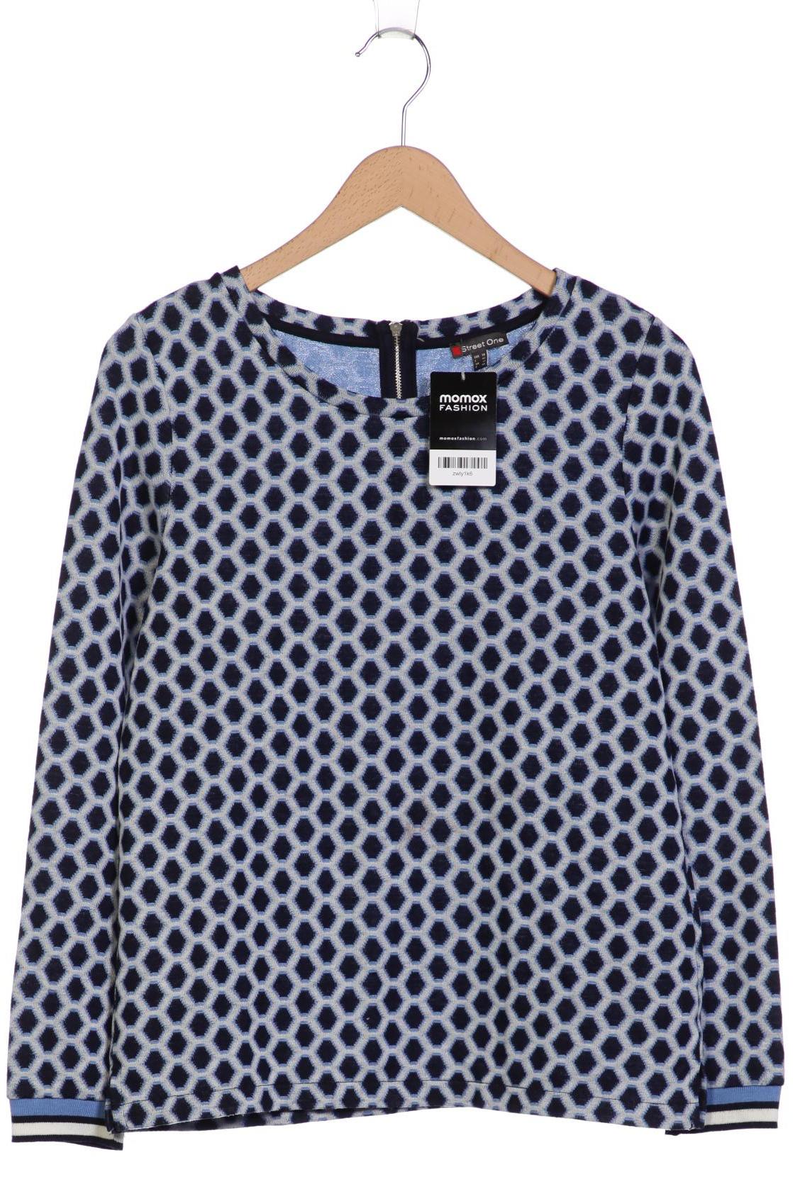 

Street One Damen Pullover, blau, Gr. 38