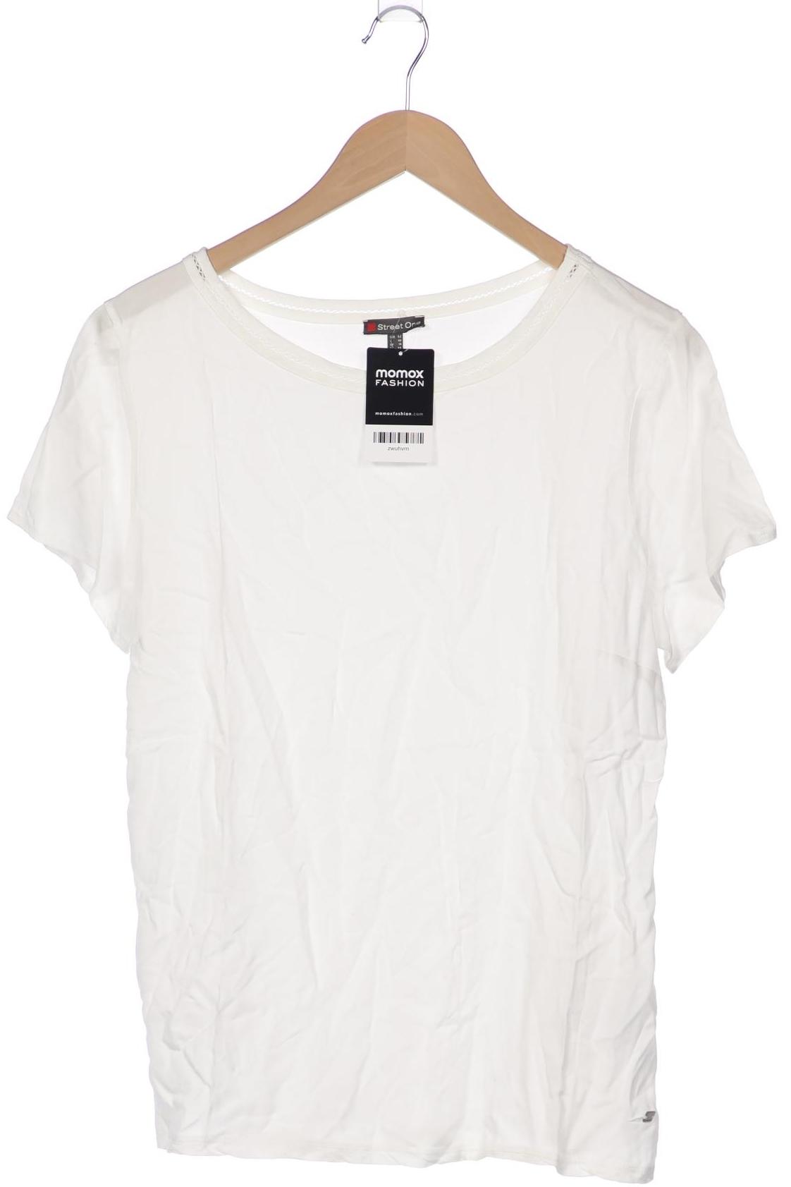 

Street One Damen T-Shirt, weiß, Gr. 42