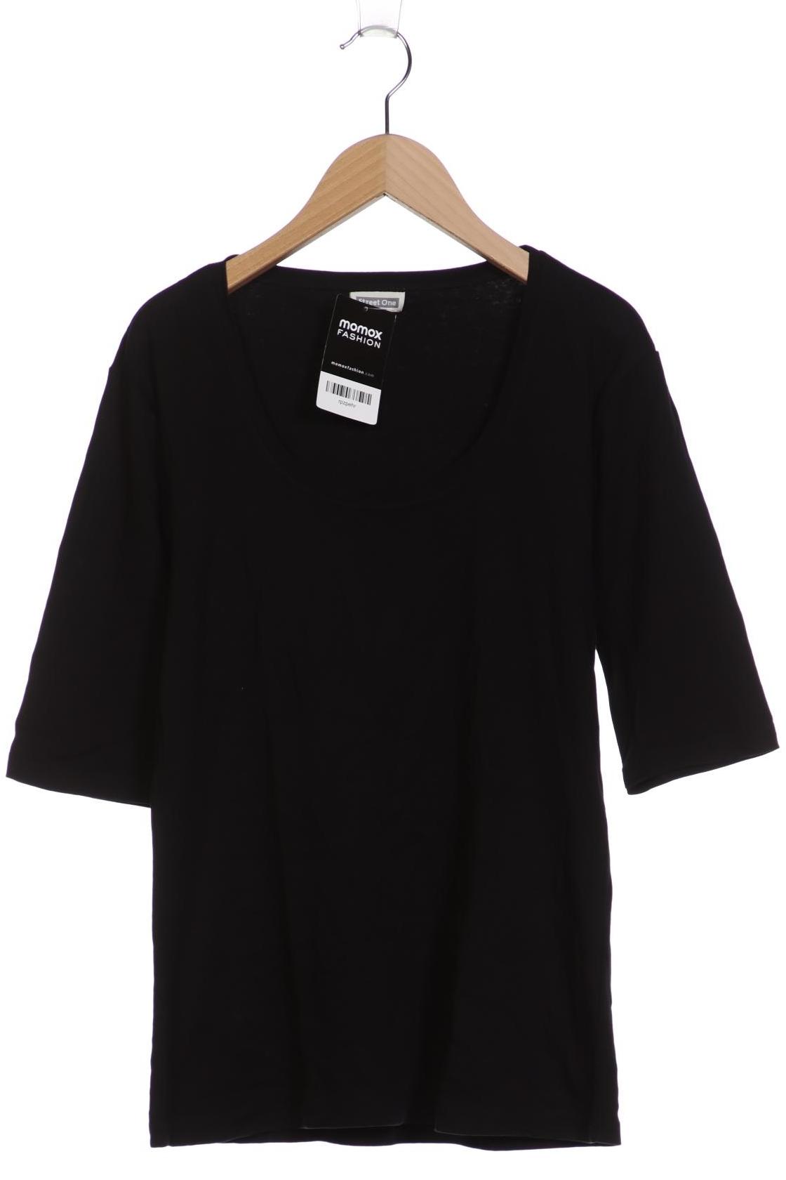 

Street One Damen T-Shirt, schwarz, Gr. 44