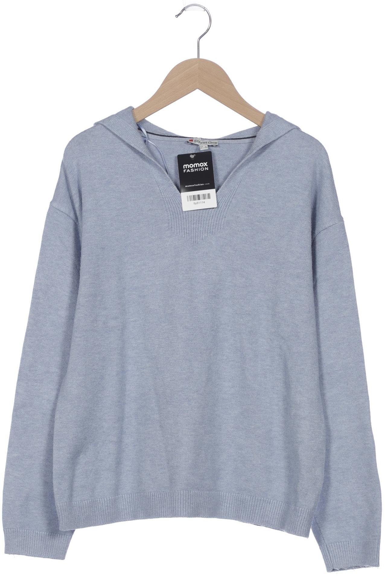 

Street One Damen Kapuzenpullover, hellblau, Gr. 36