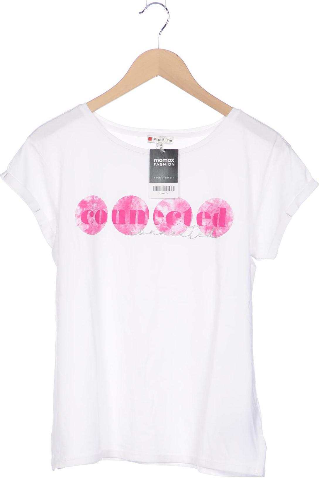 

Street One Damen T-Shirt, weiß, Gr. 38