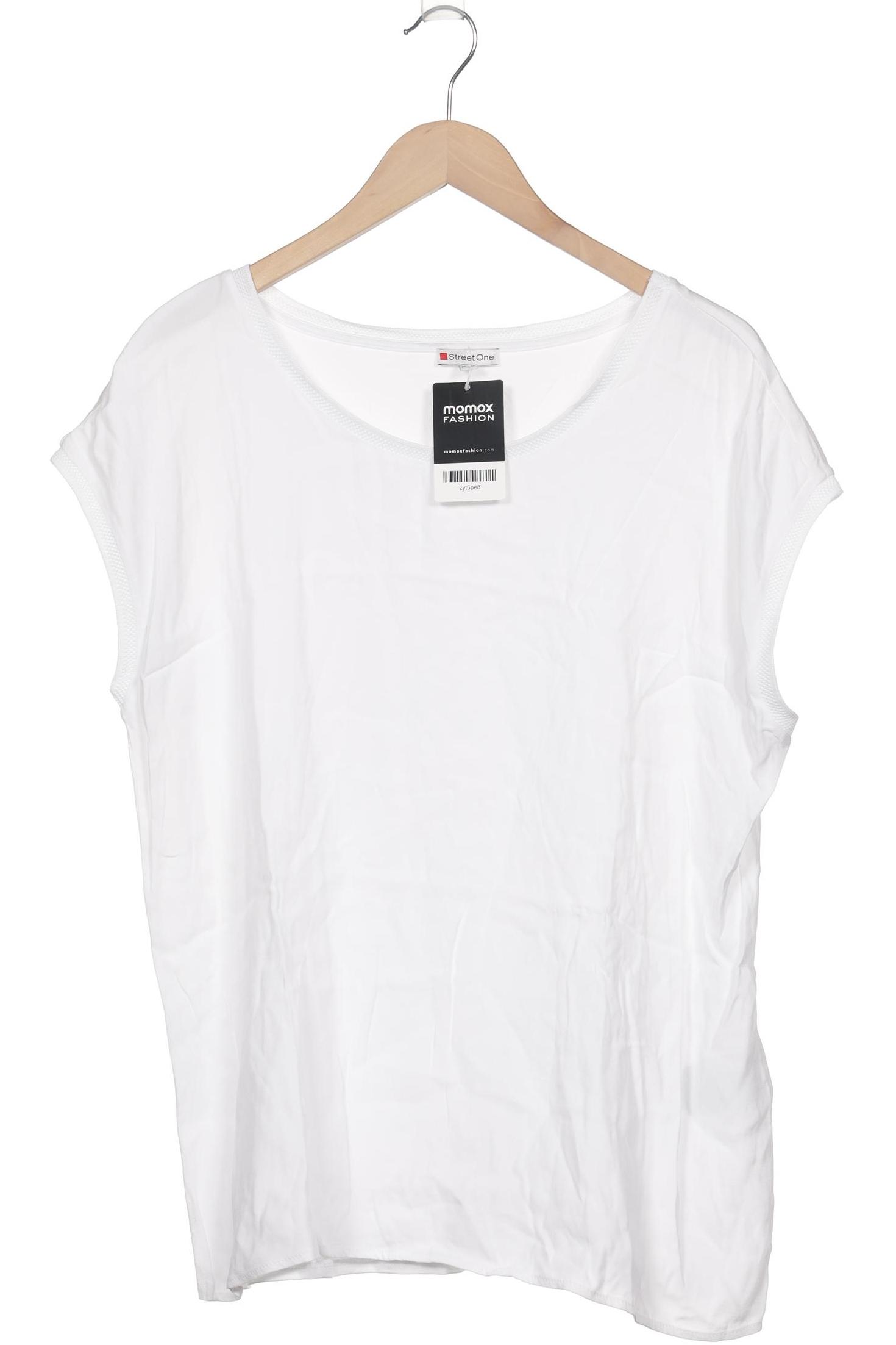 

Street One Damen T-Shirt, weiß, Gr. 46