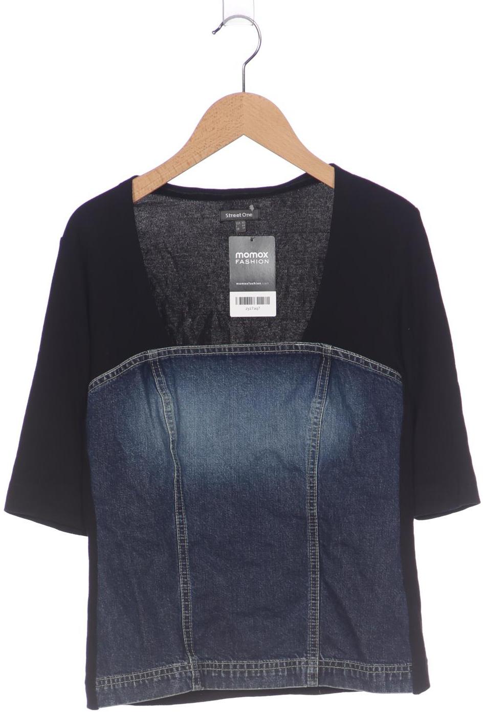 

Street One Damen T-Shirt, schwarz, Gr. 40
