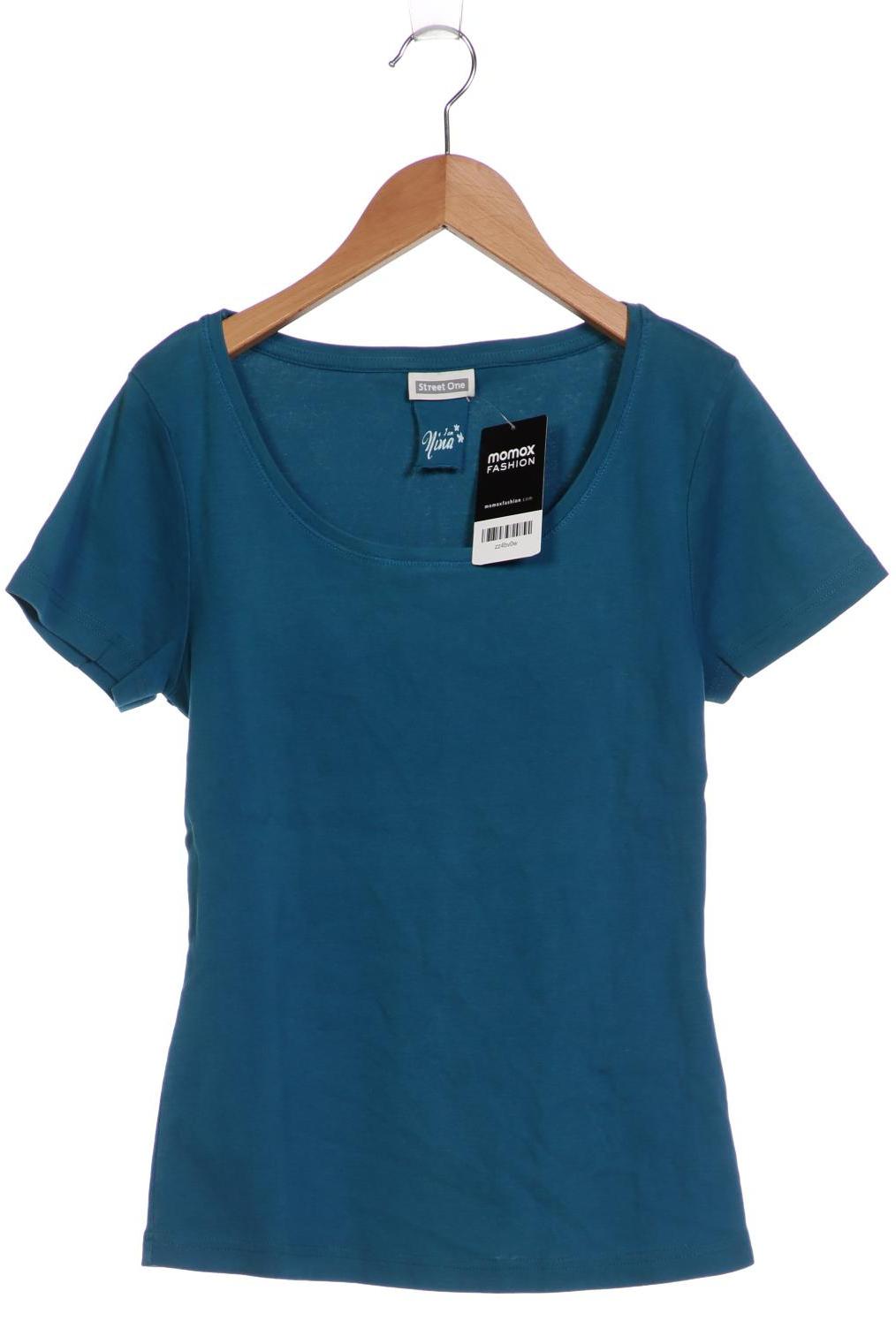 

Street One Damen T-Shirt, blau, Gr. 38