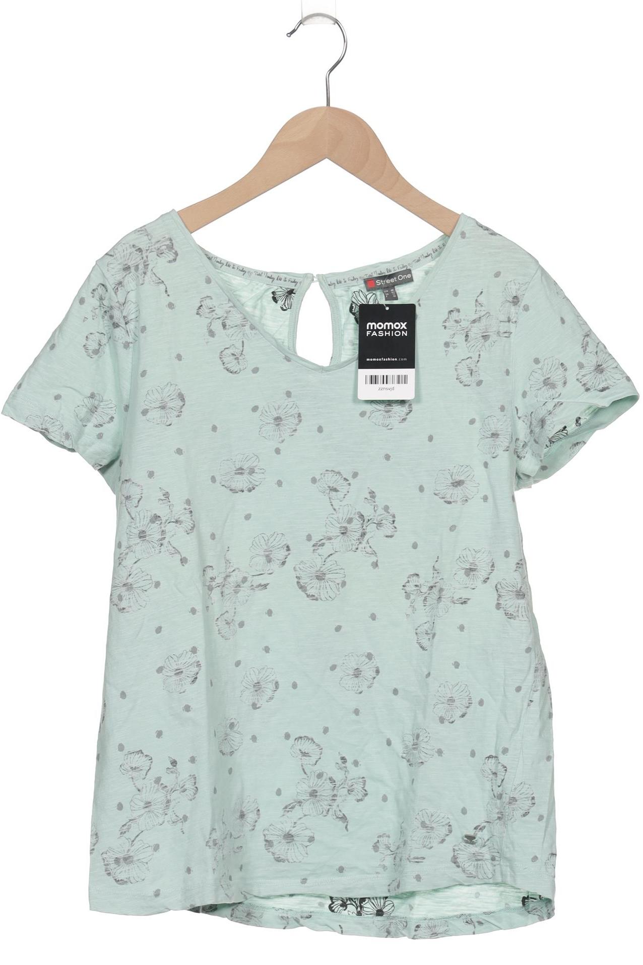 

Street One Damen T-Shirt, hellgrün, Gr. 40