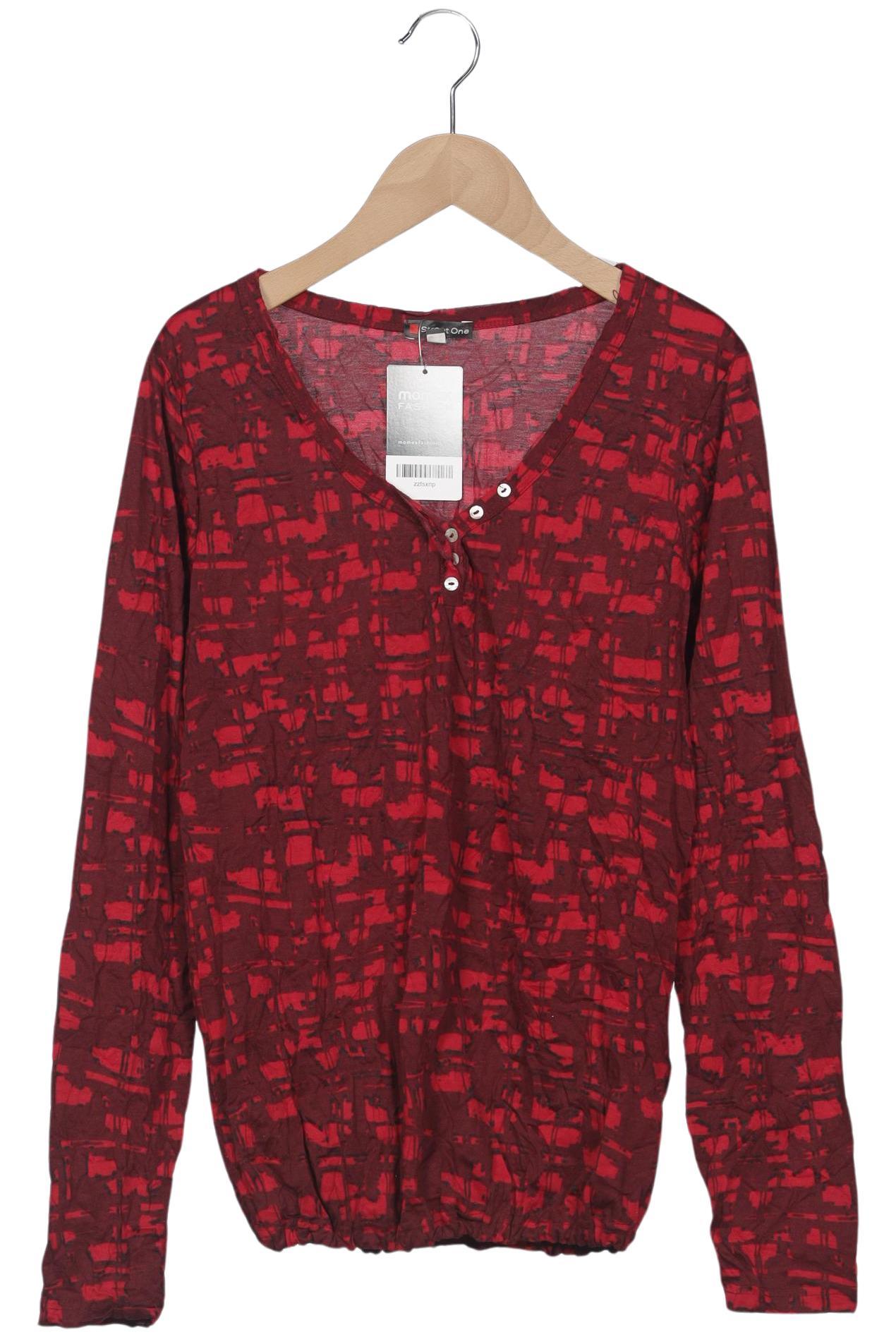 

Street One Damen Langarmshirt, rot, Gr. 38