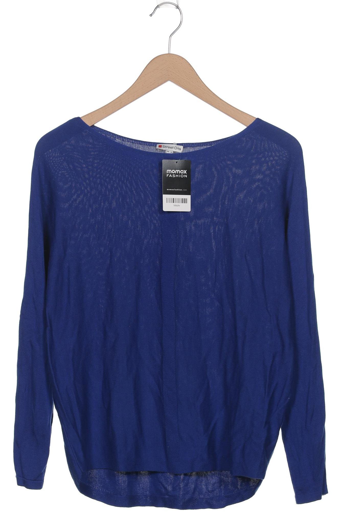 

Street One Damen Pullover, blau, Gr. 36