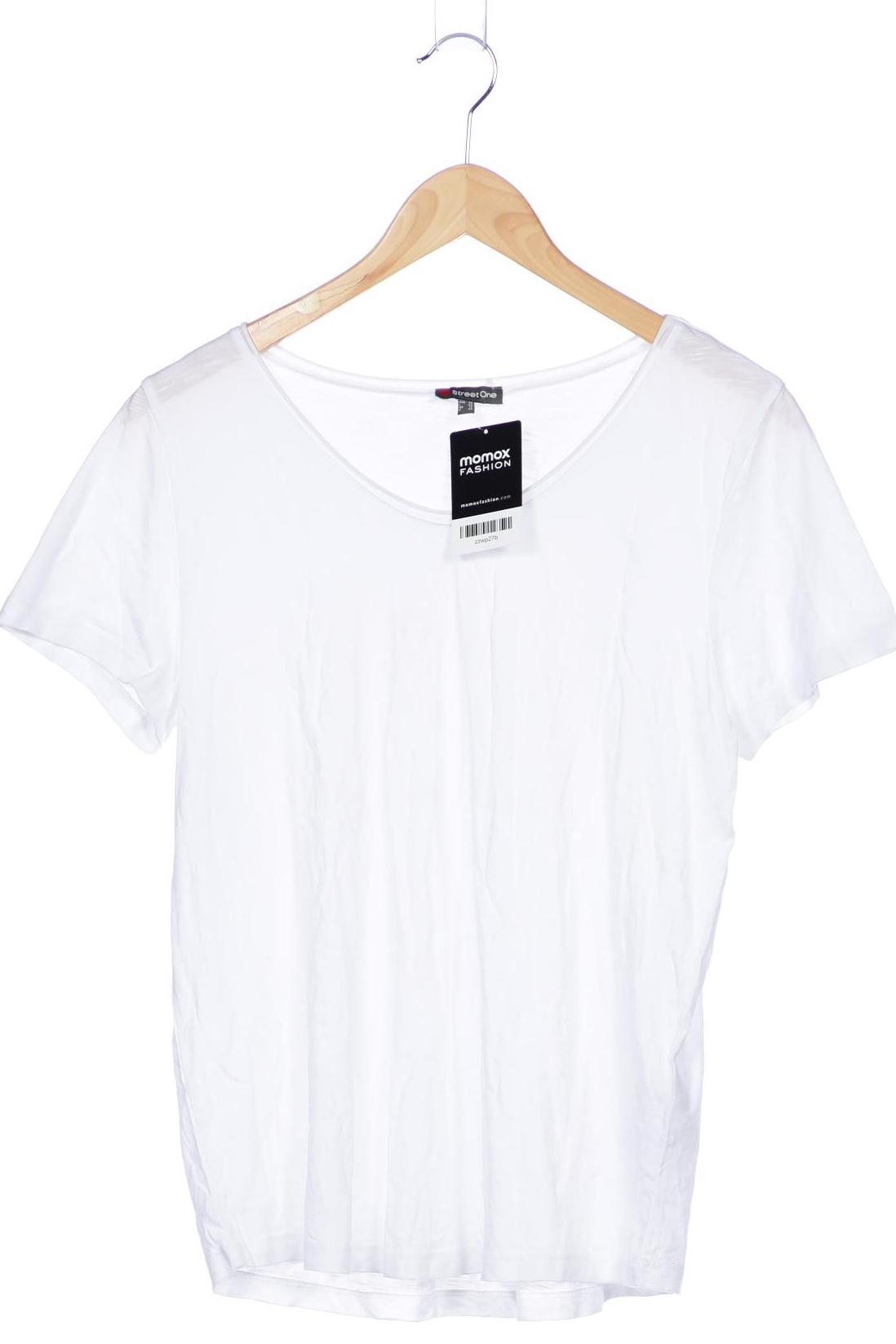 

Street One Damen T-Shirt, weiß, Gr. 40