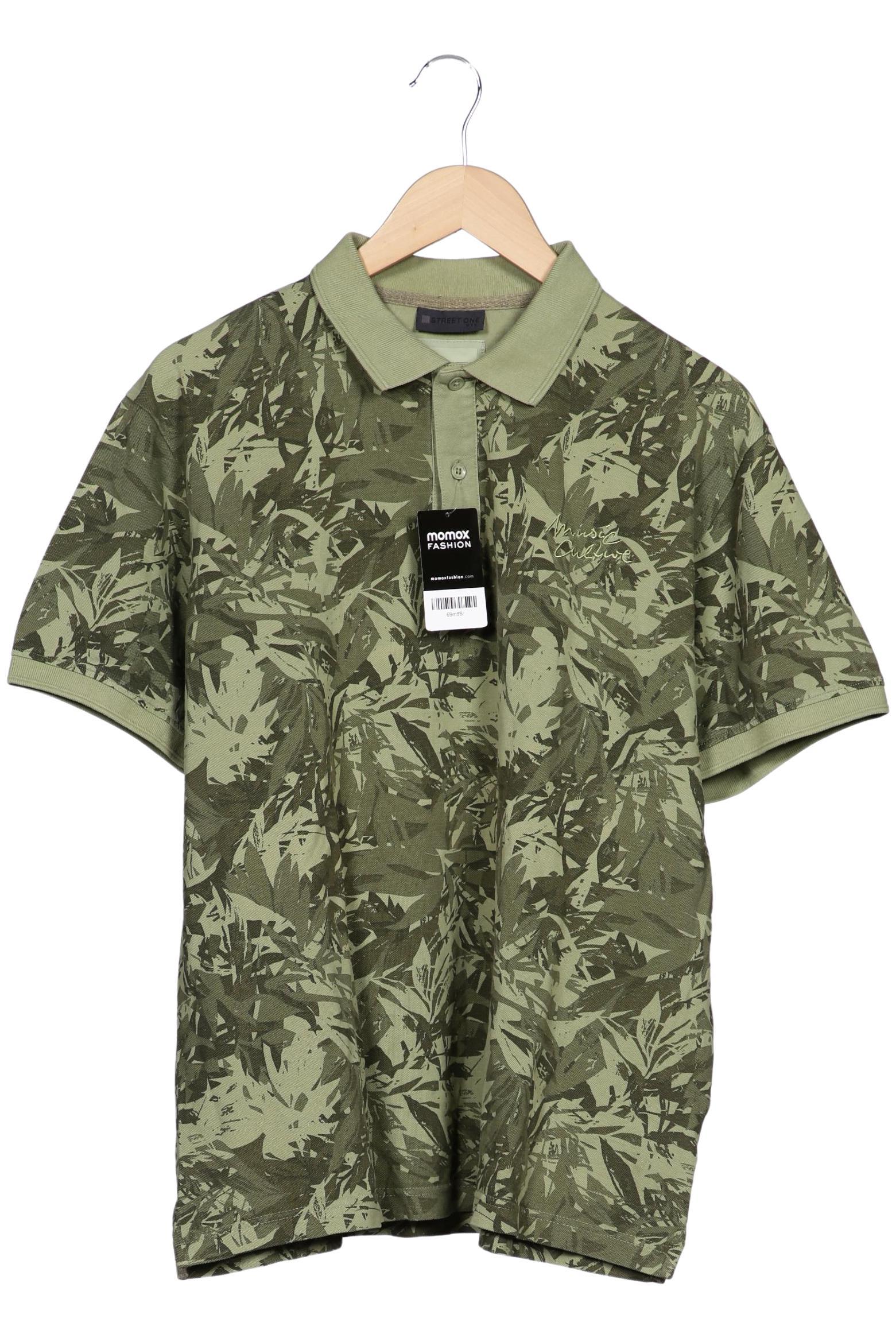 Thumbnail - Street One Herren Poloshirt, grün, Gr. 54