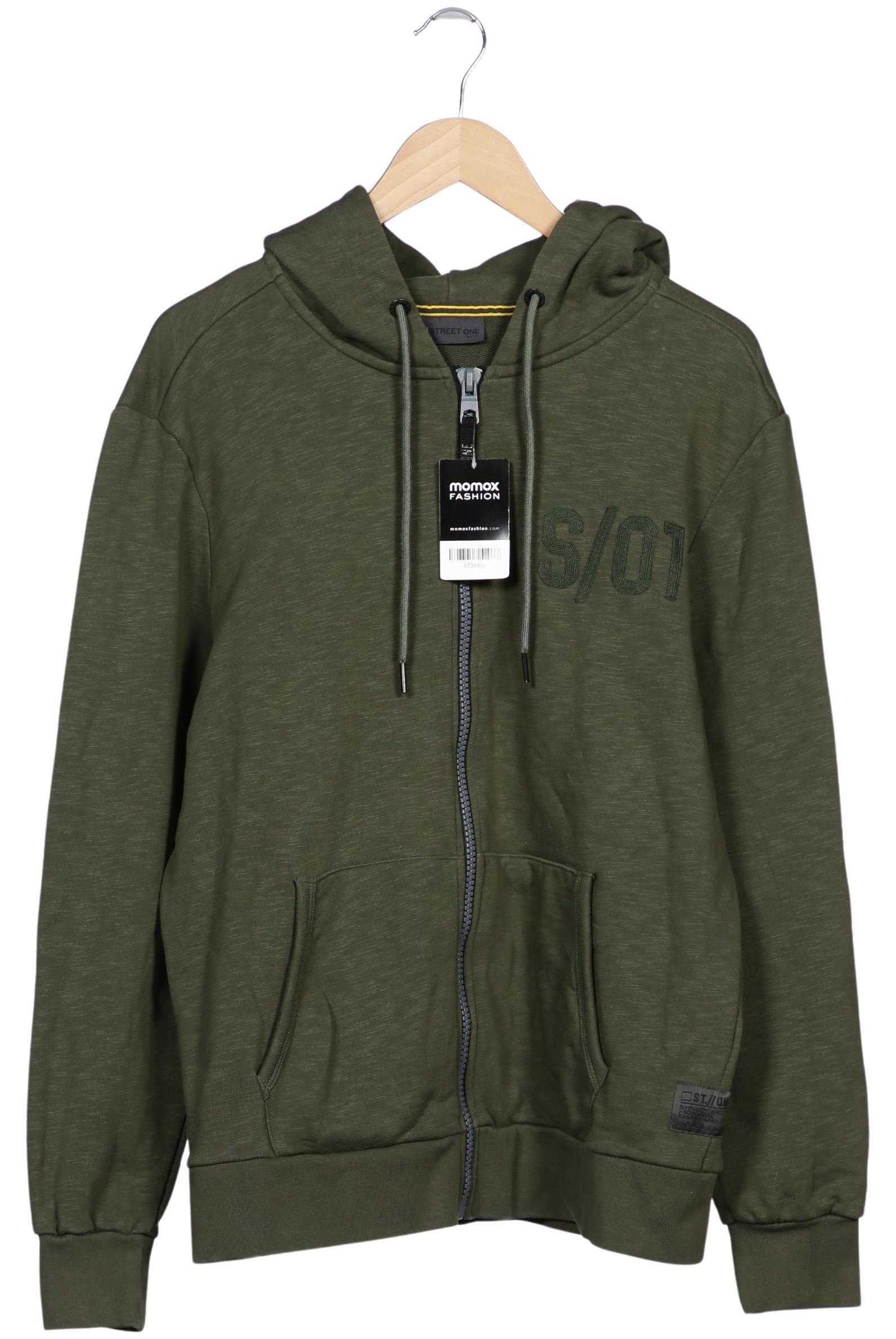 Thumbnail - Street One Herren Kapuzenpullover, grün, Gr. 52