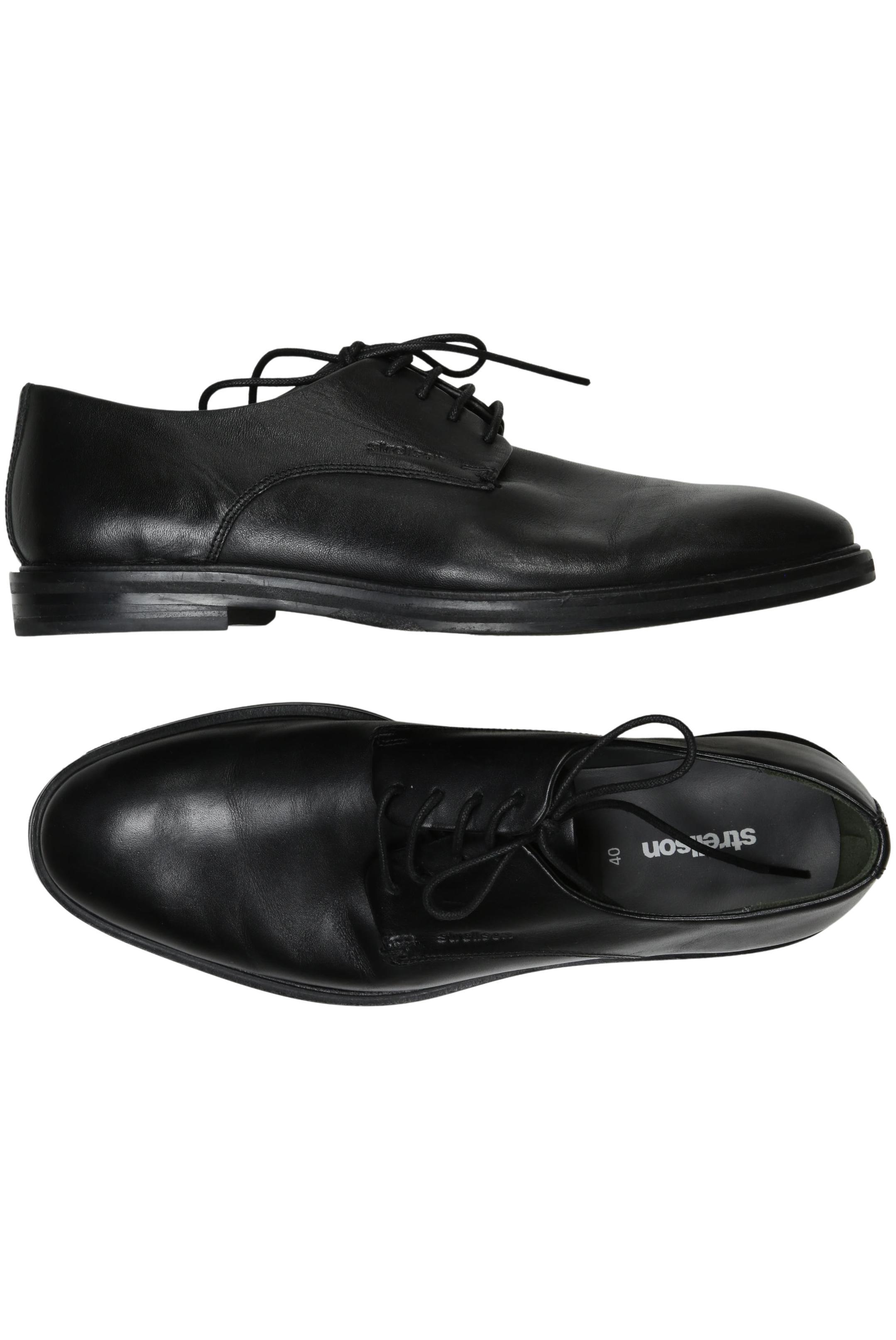 

Strellson Herren Halbschuh, schwarz, Gr. 40