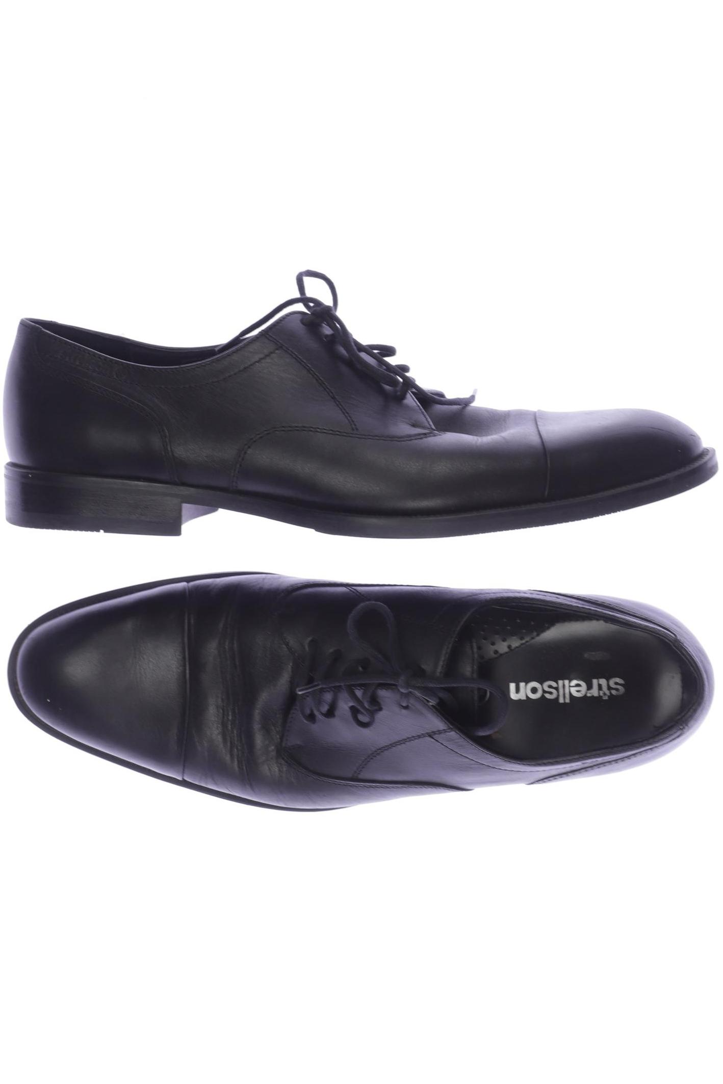 

Strellson Herren Halbschuh, schwarz, Gr. 8