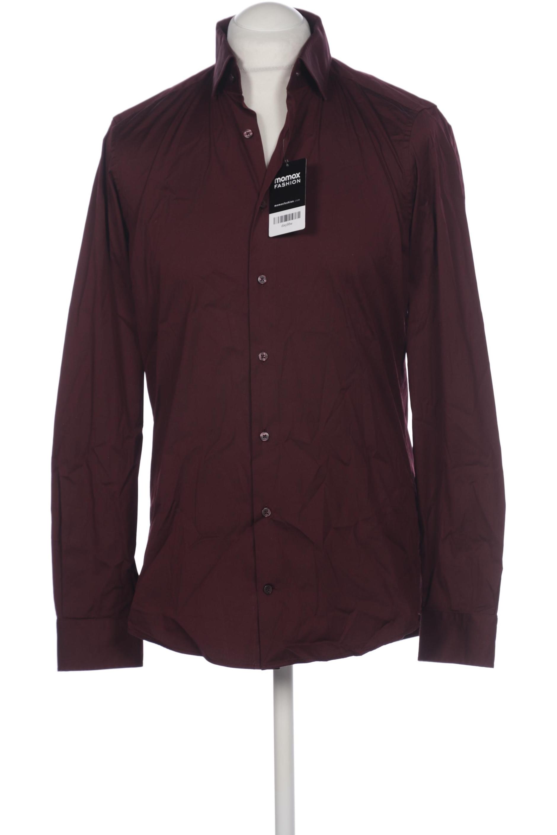 Thumbnail - Strellson Herren Hemd, bordeaux, Gr. 48