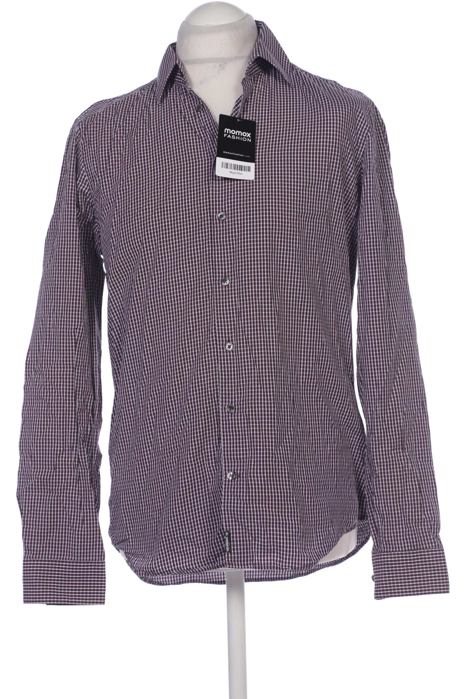 Thumbnail - Strellson Herren Hemd, bordeaux, Gr. 48