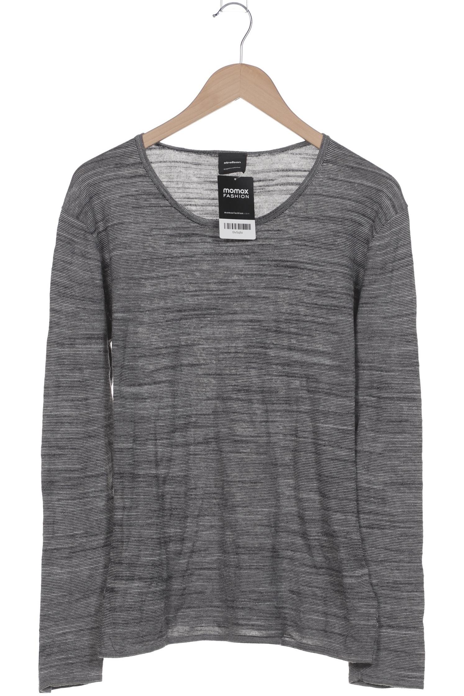 

Strellson Herren Langarmshirt, grau, Gr. 52