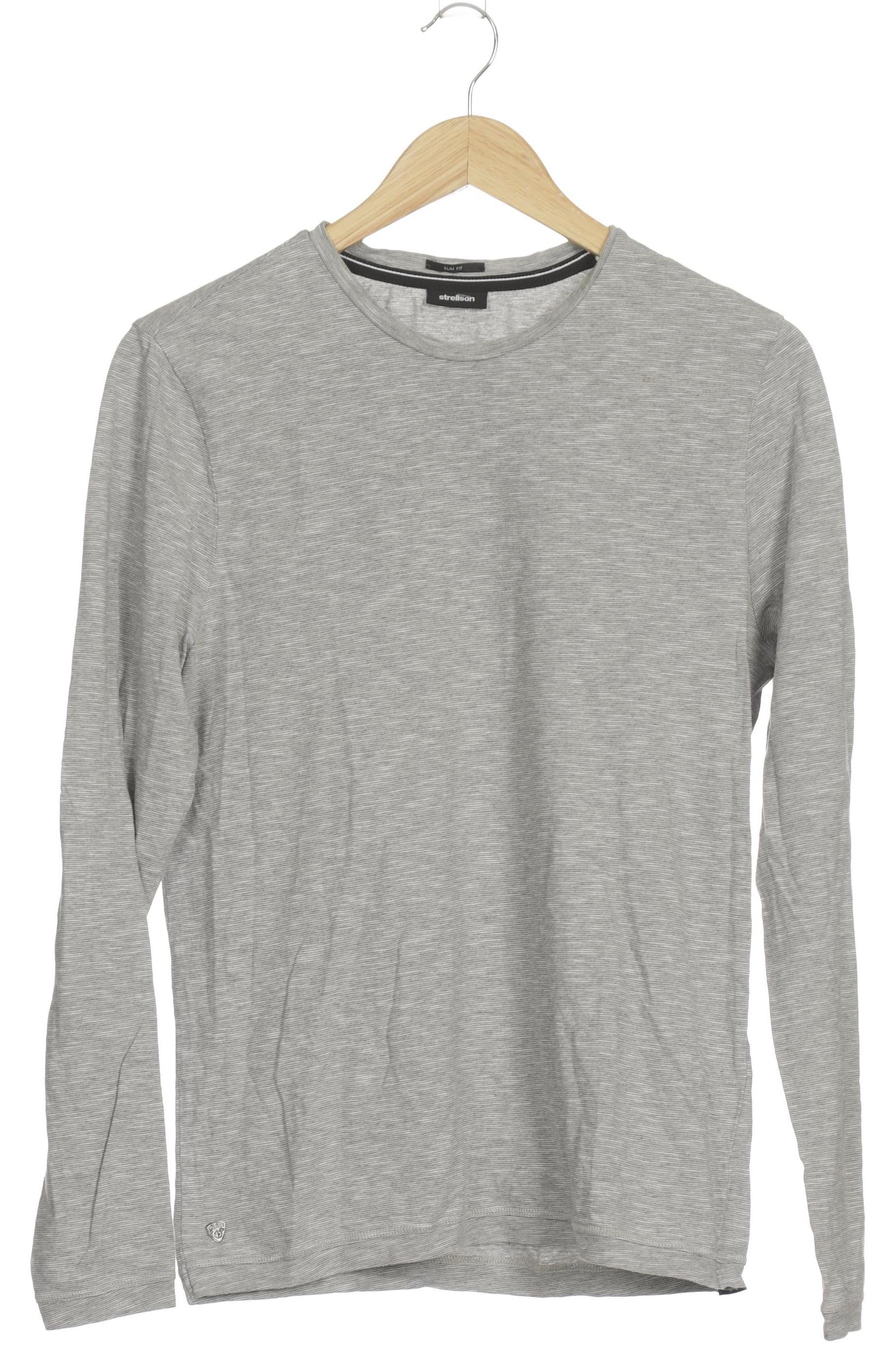 Thumbnail - Strellson Herren Langarmshirt, grau, Gr.