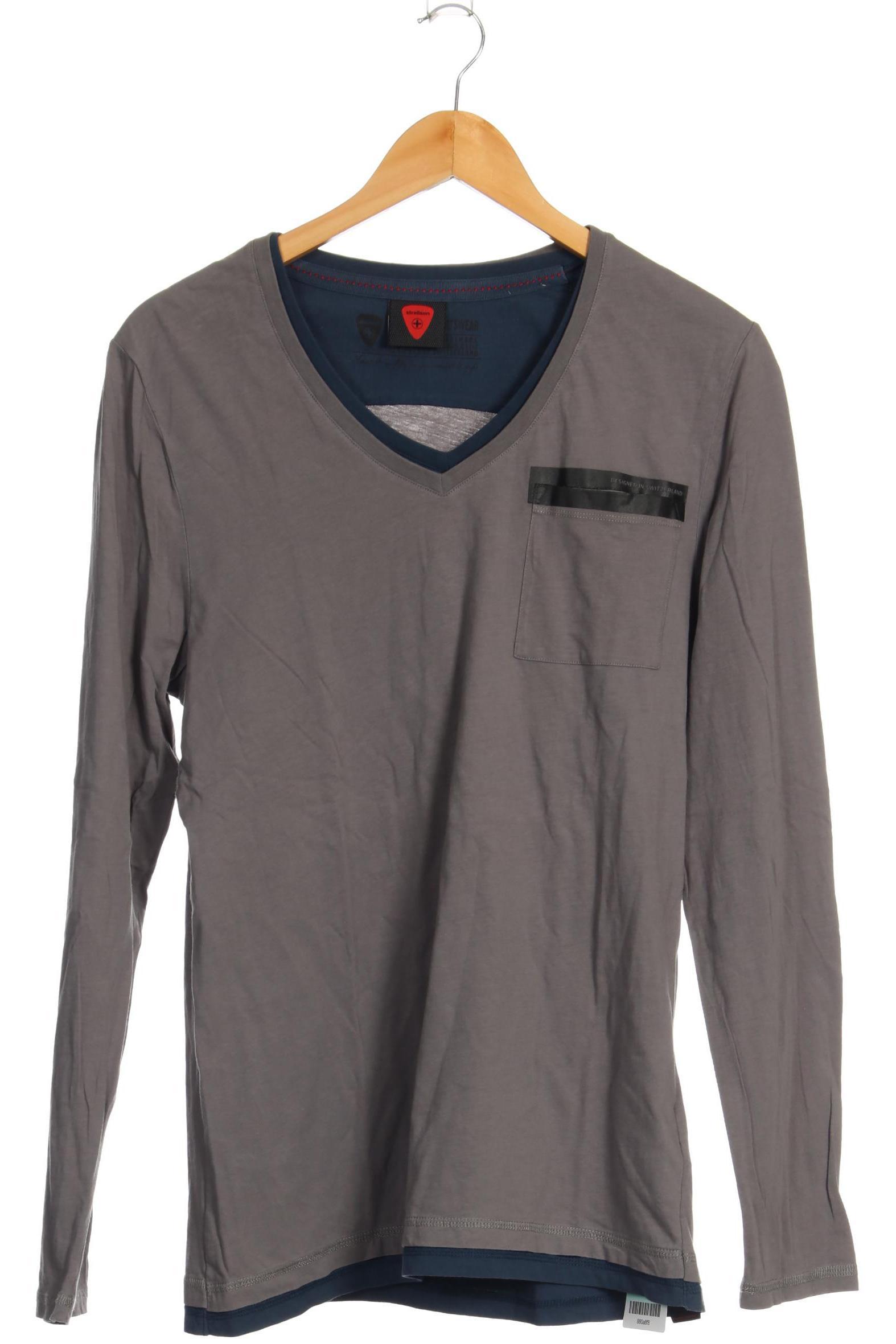 Thumbnail - Strellson Herren Langarmshirt, grau, Gr.