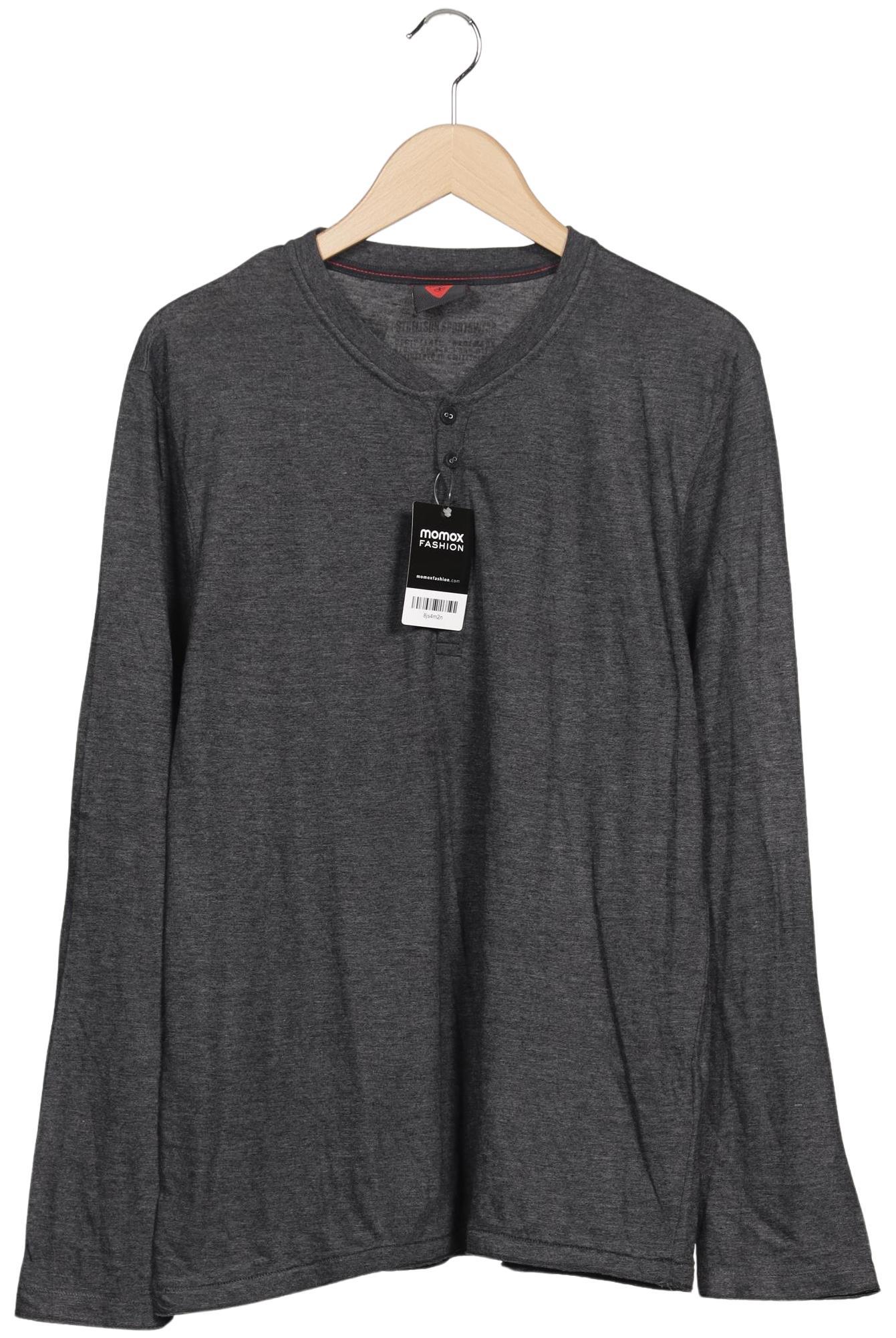 

Strellson Herren Langarmshirt, grau, Gr. 52