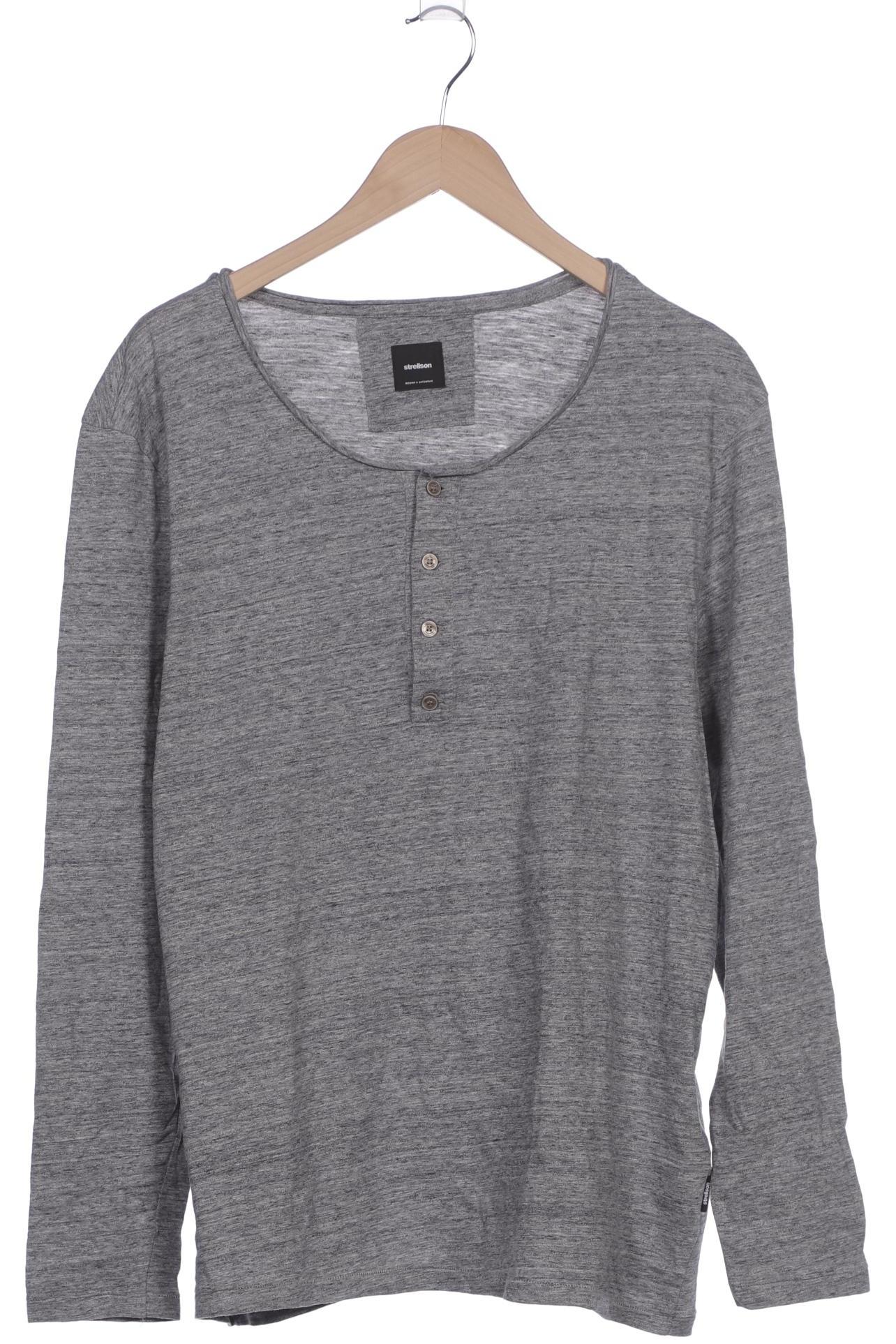 

Strellson Herren Langarmshirt, grau, Gr. 56