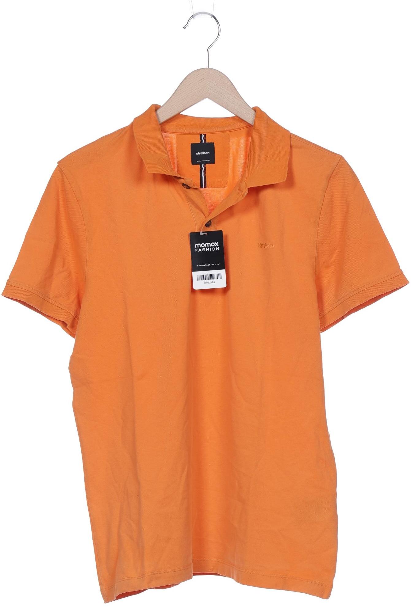 

Strellson Herren Poloshirt, orange, Gr. 52