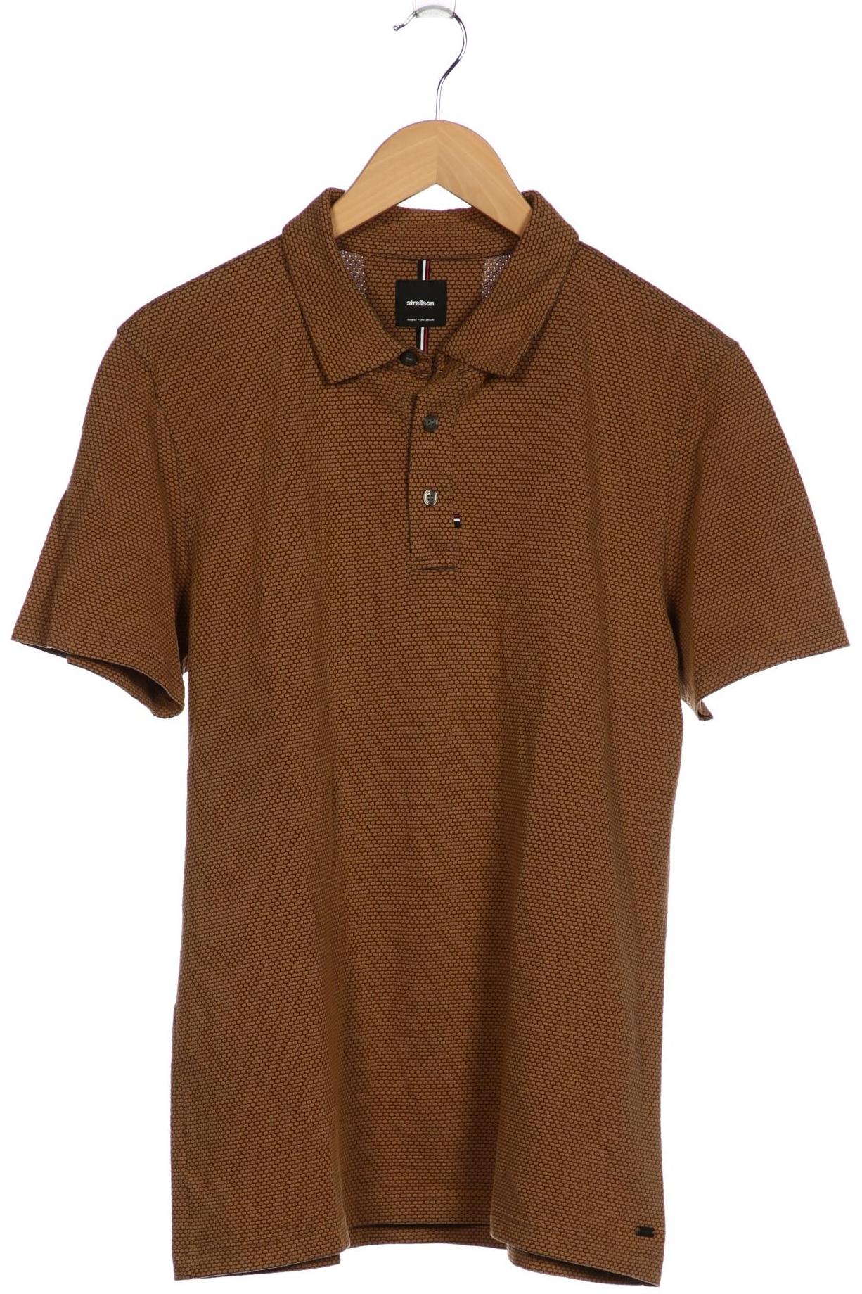 

Strellson Herren Poloshirt, braun, Gr. 52