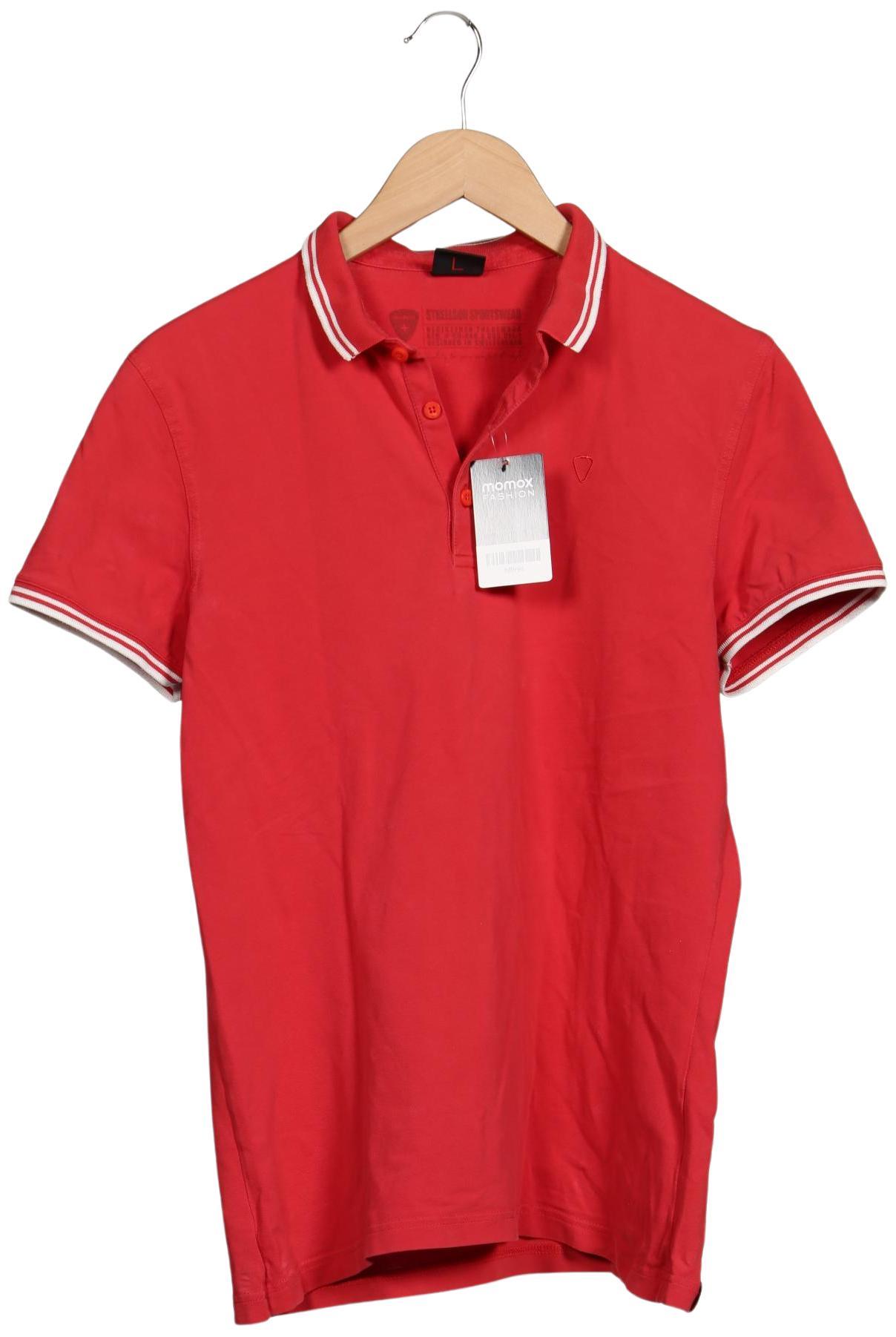 

Strellson Herren Poloshirt, rot, Gr. 52