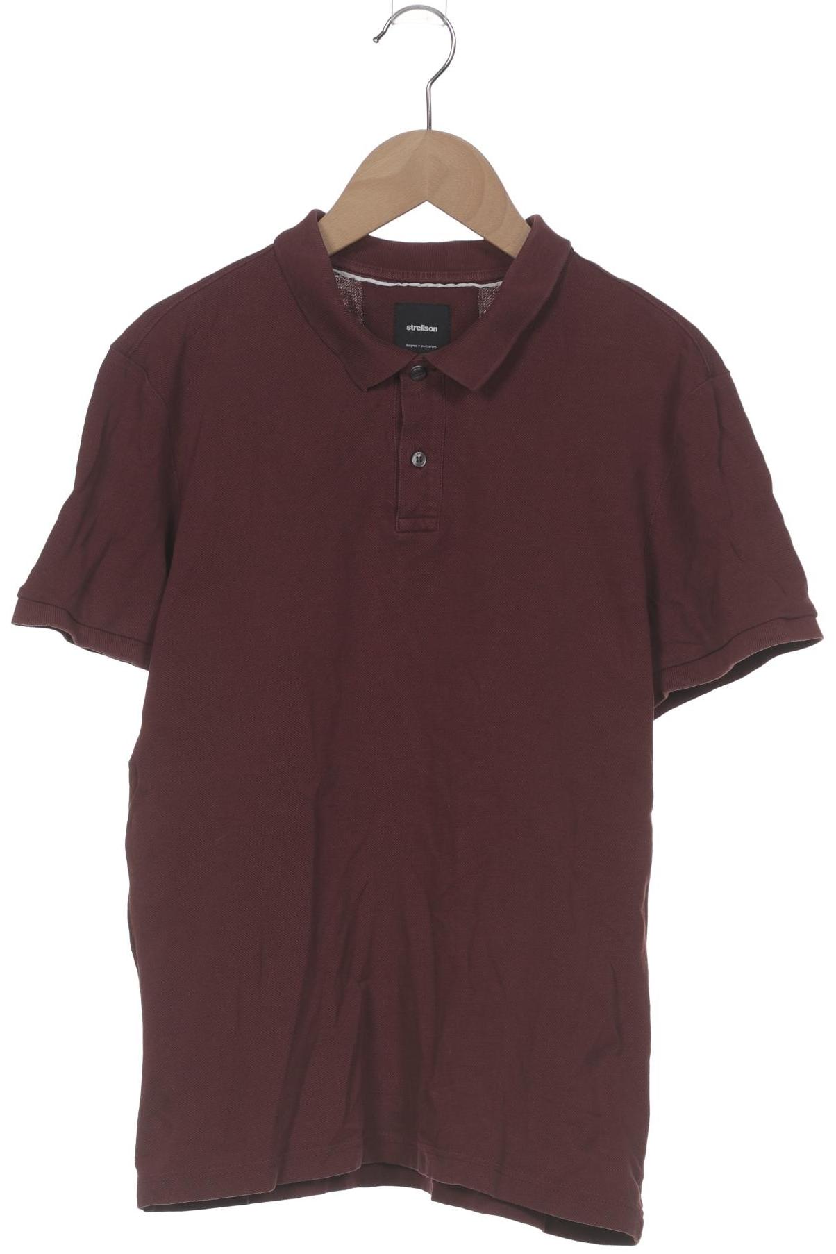

Strellson Herren Poloshirt, bordeaux, Gr. 48