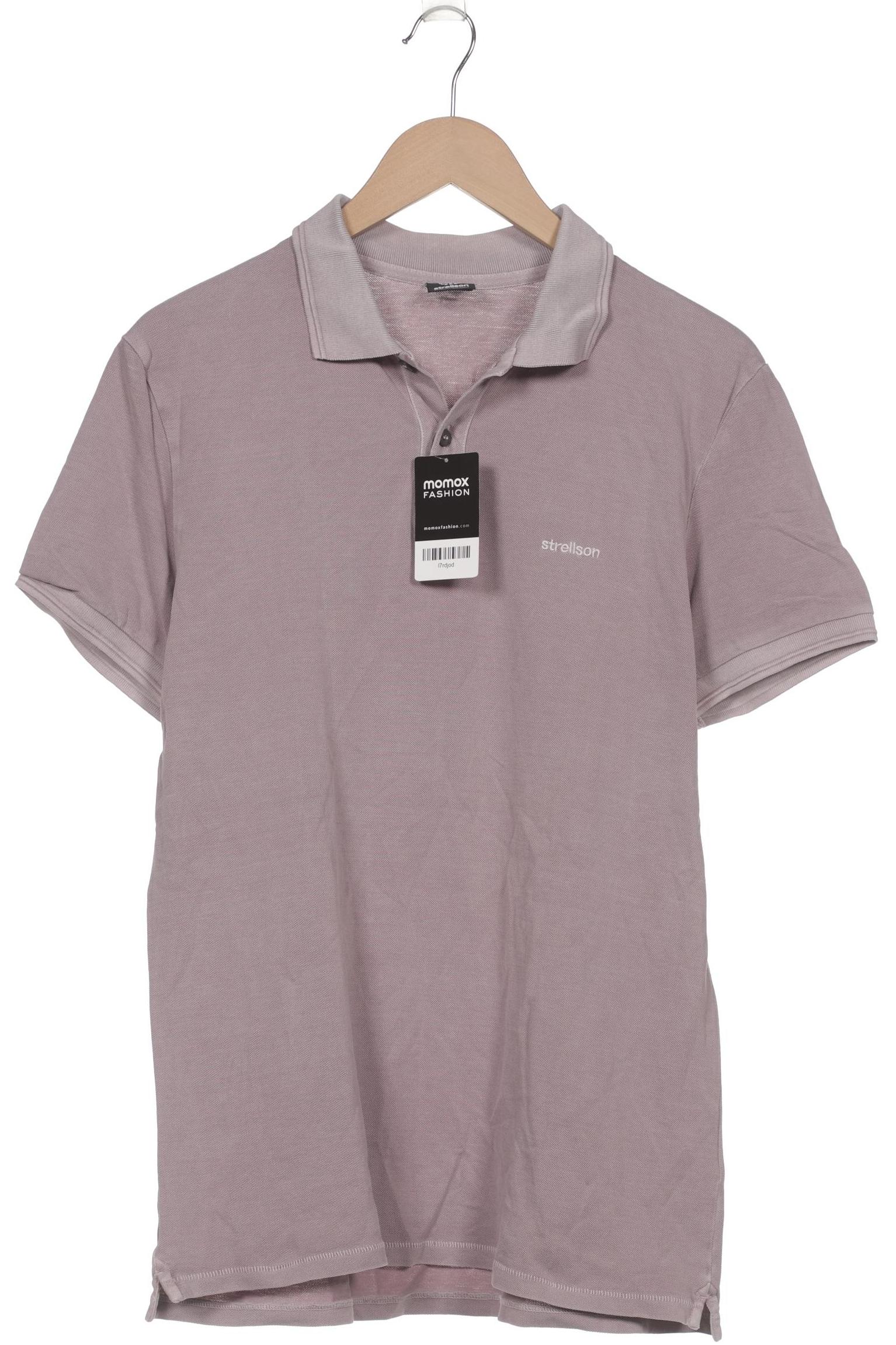 

Strellson Herren Poloshirt, pink, Gr. 48