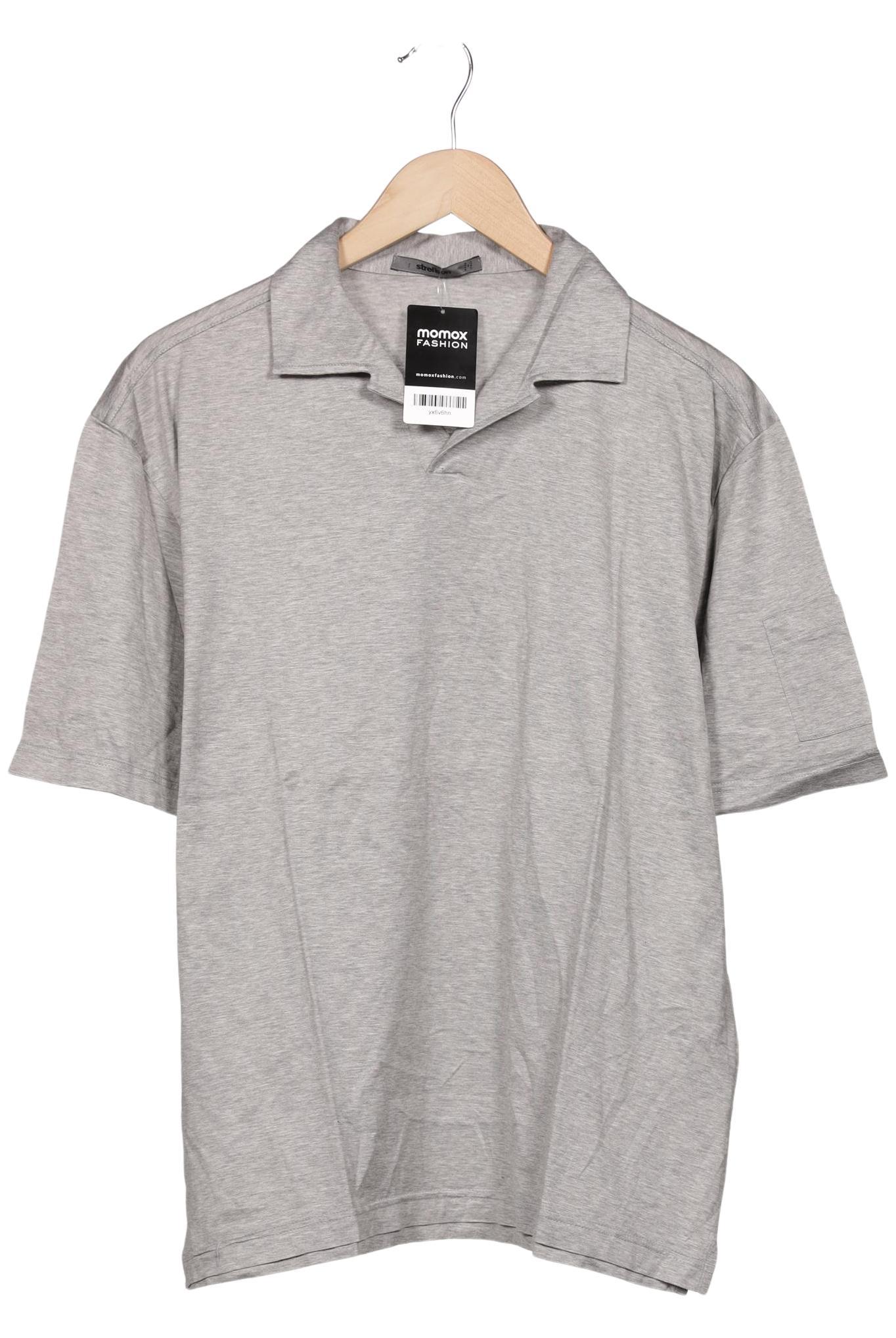 

Strellson Herren Poloshirt, grau, Gr. 52